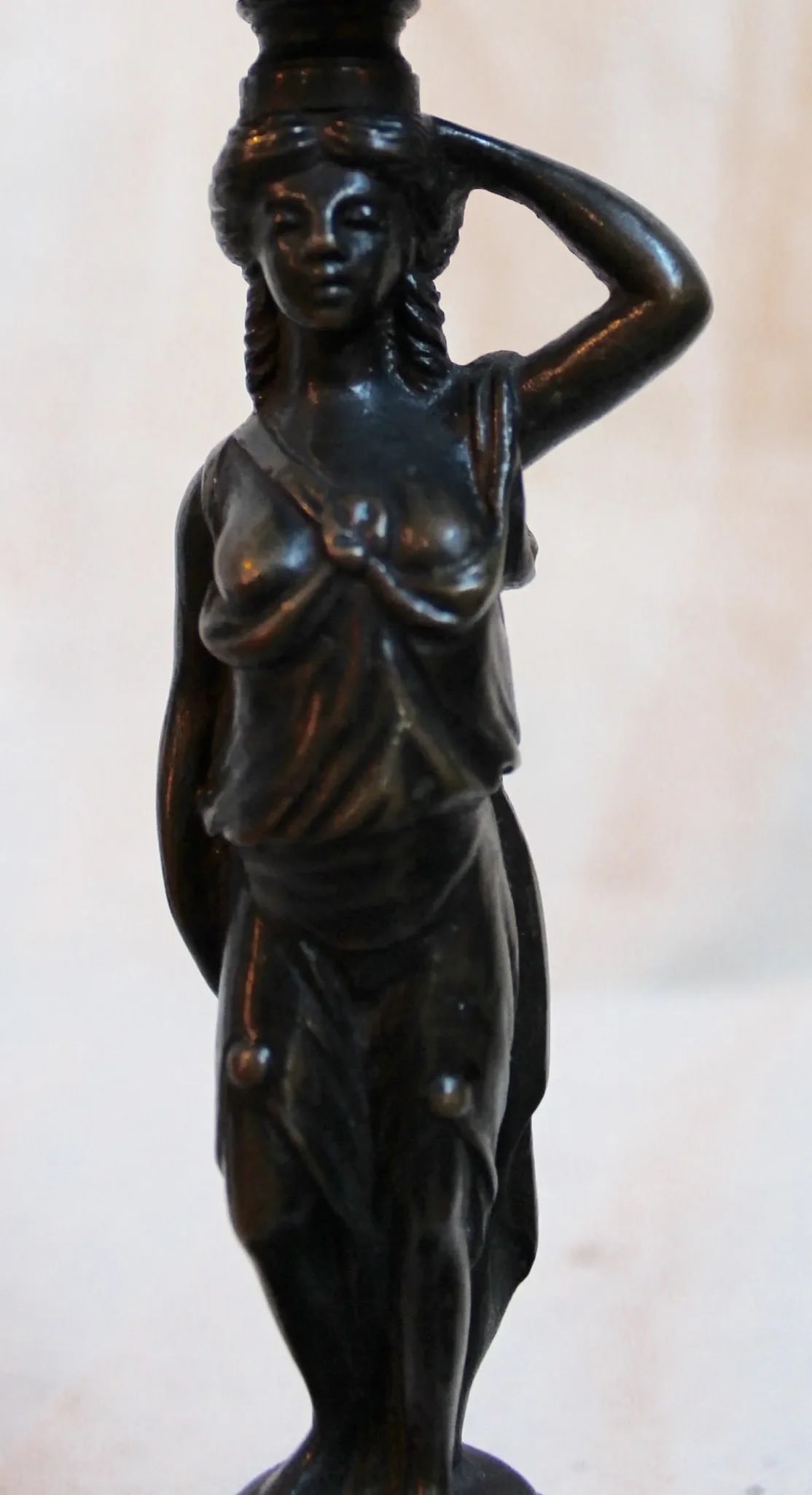 19th Century Caryatid Candlesticks - Pair - 7