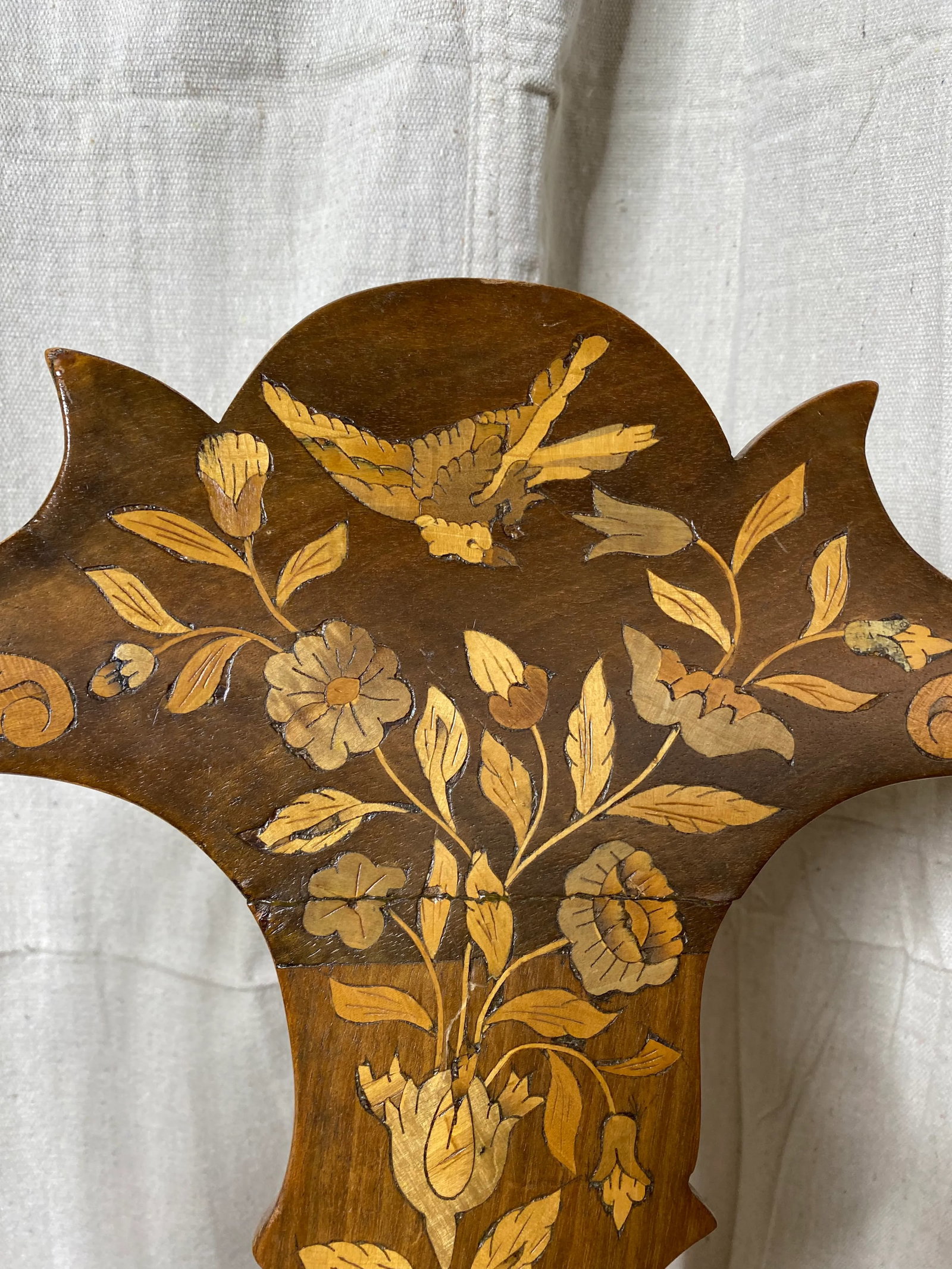 18th Century Vintage Dutch Marquetry Chairs - a Pair - 6