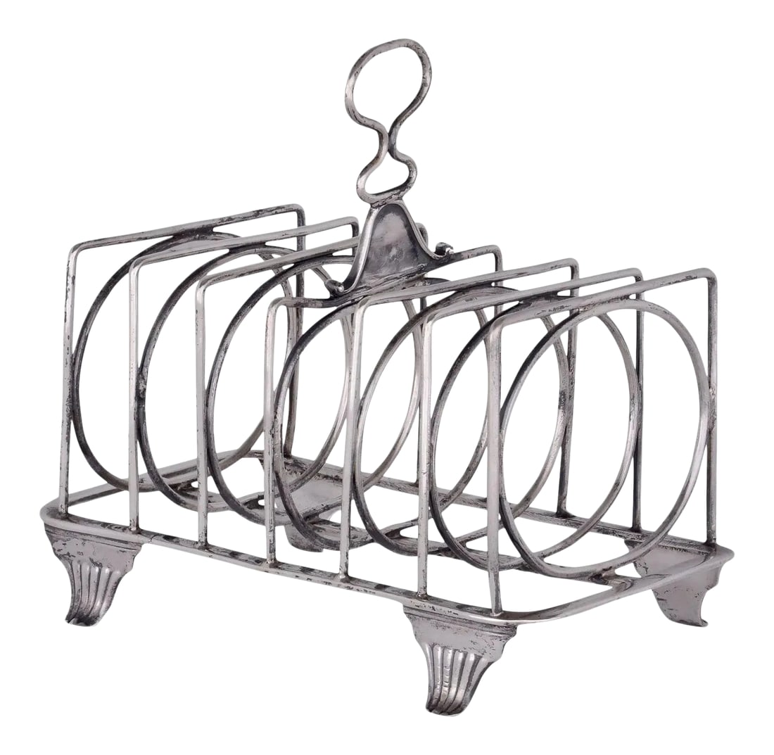 1805 John Emes Sterling Silver Toast Rack (1 of 7)