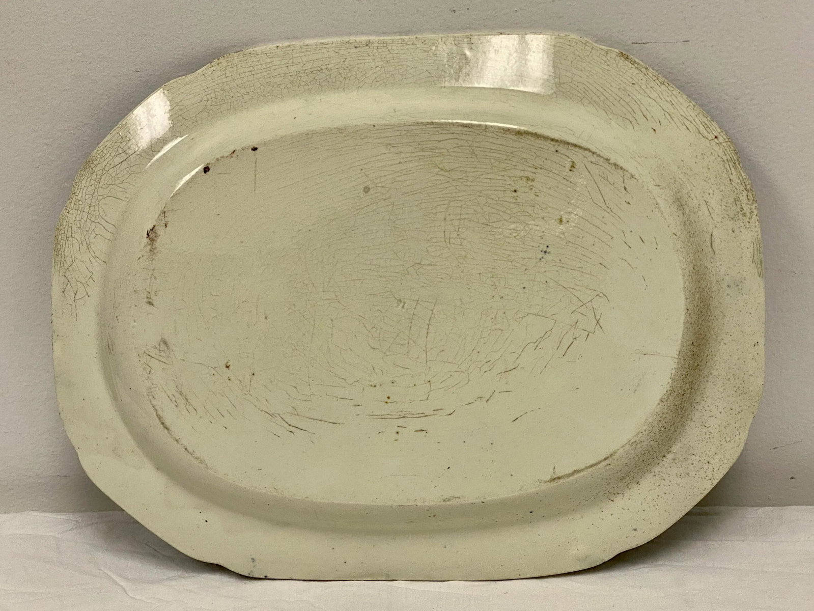 19th-C. English Blue & White Chinoiserie Platter - 2