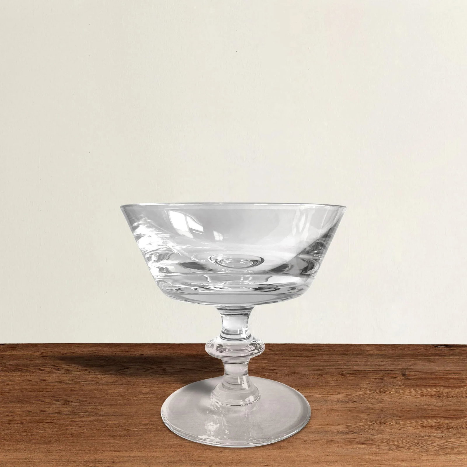 Set of Ten Val Saint Lambert State Plain Champagne Coupes - 2