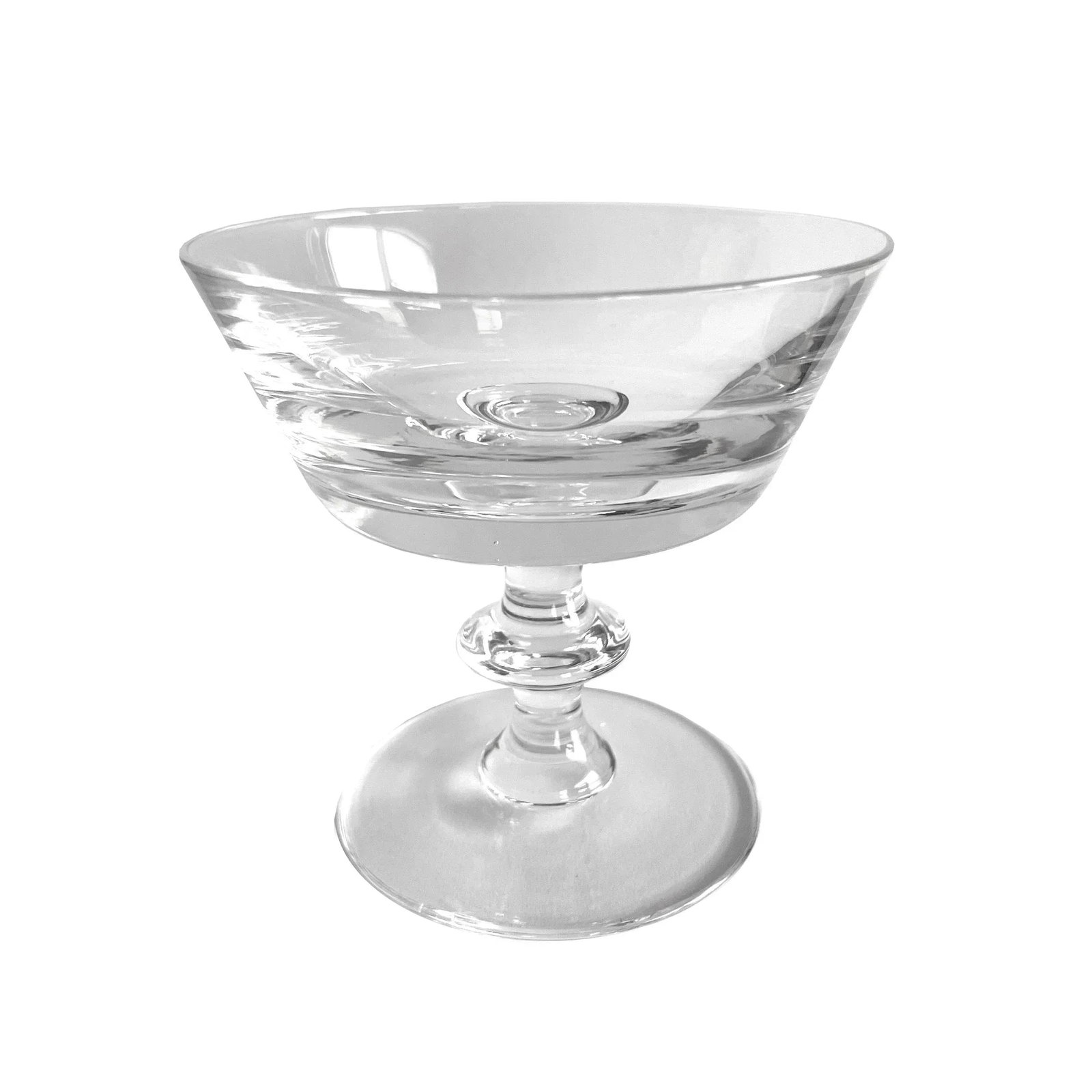 Set of Ten Val Saint Lambert State Plain Champagne Coupes - 4