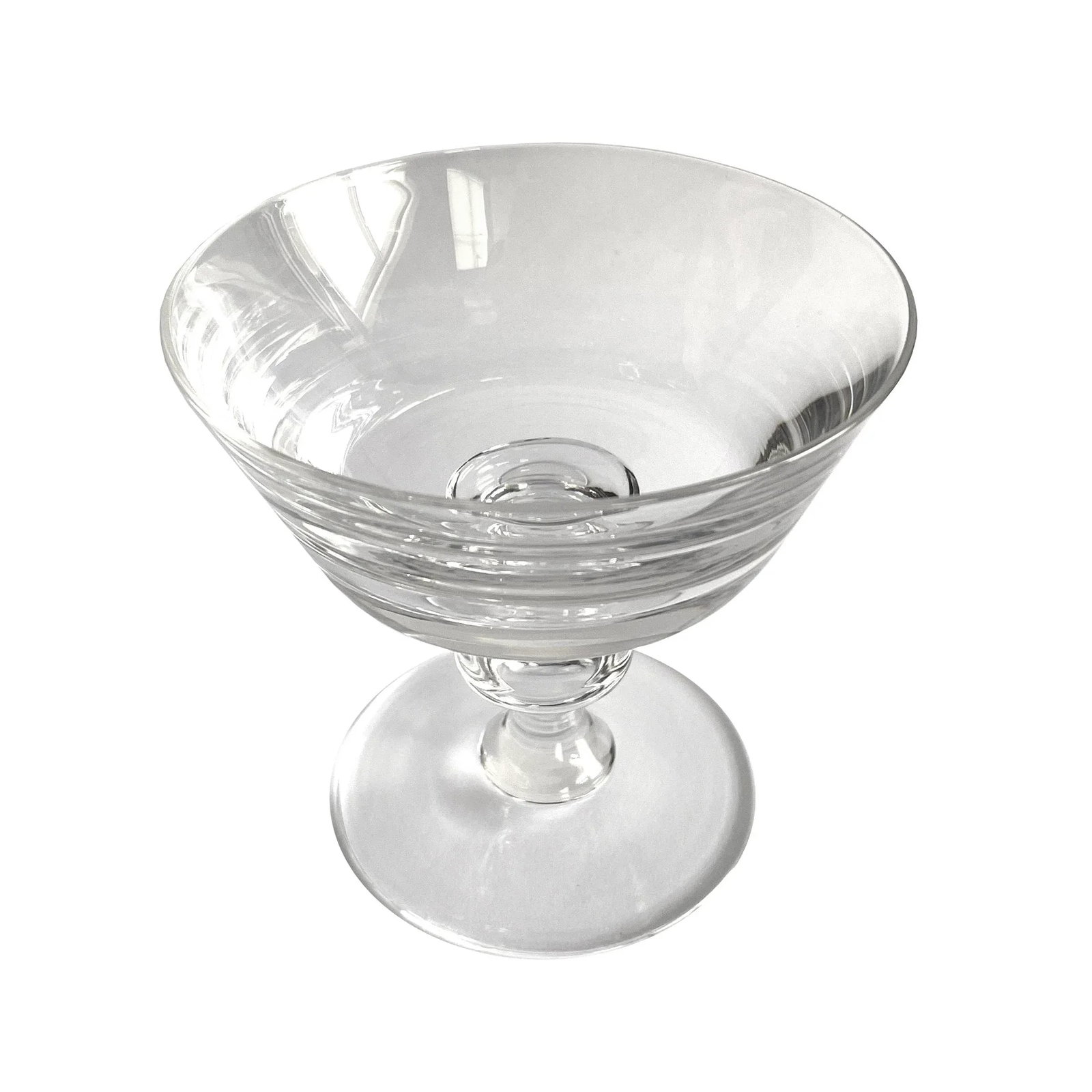 Set of Ten Val Saint Lambert State Plain Champagne Coupes - 5