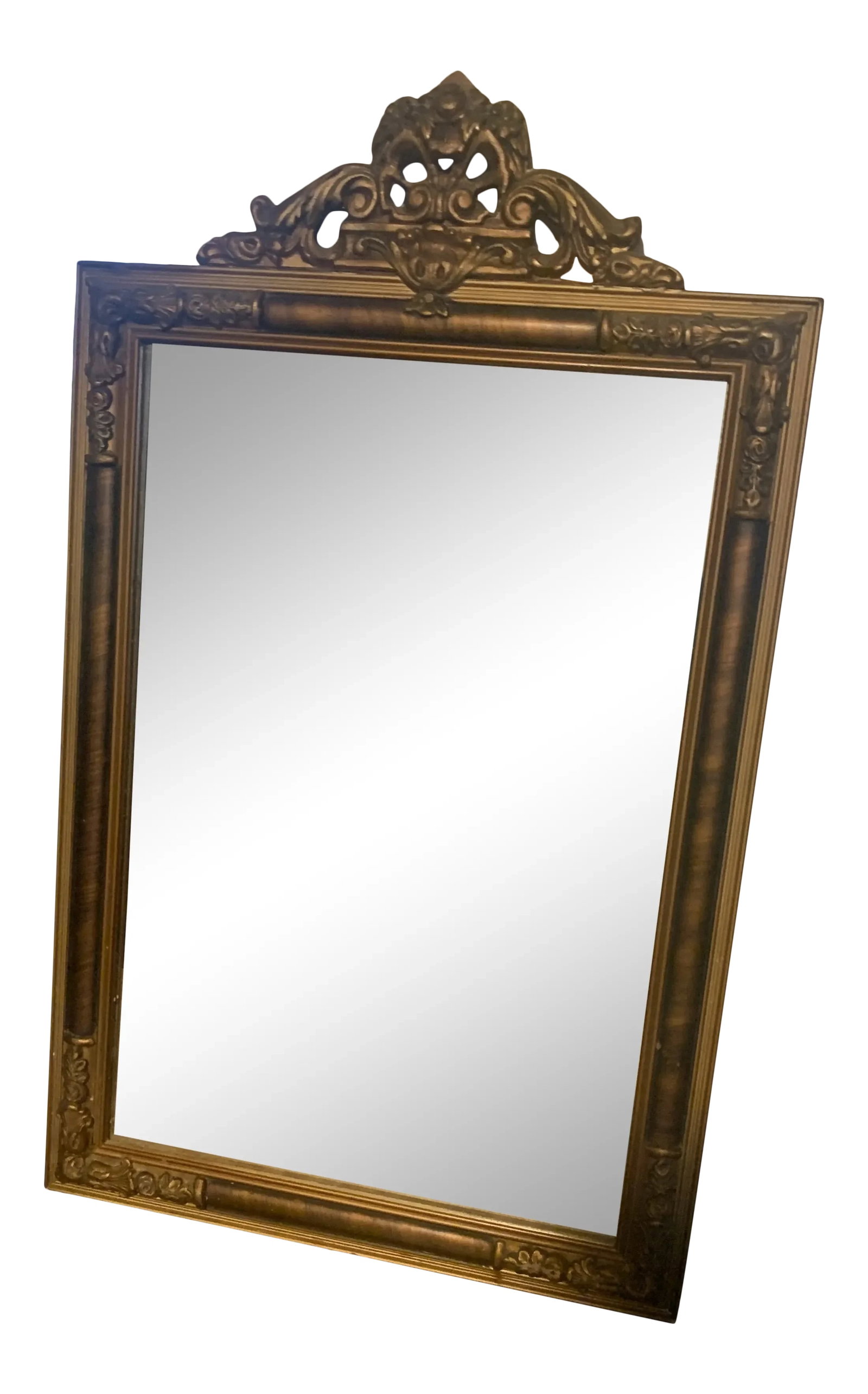 Antique Italian Hand-Carved Wood Mirror (1 of 11)