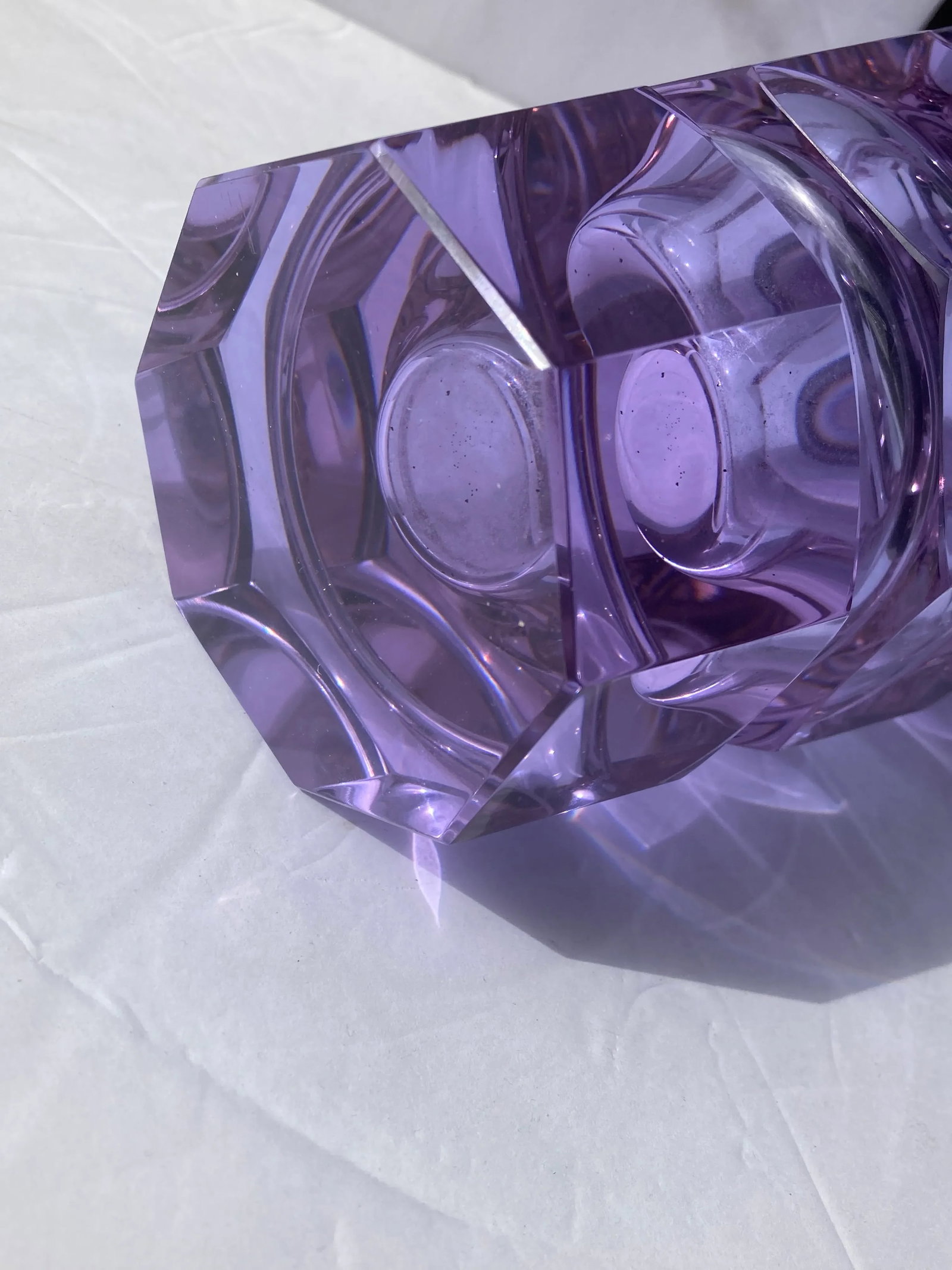 1990s Alexandrite Moser Large Glass Vase - 3