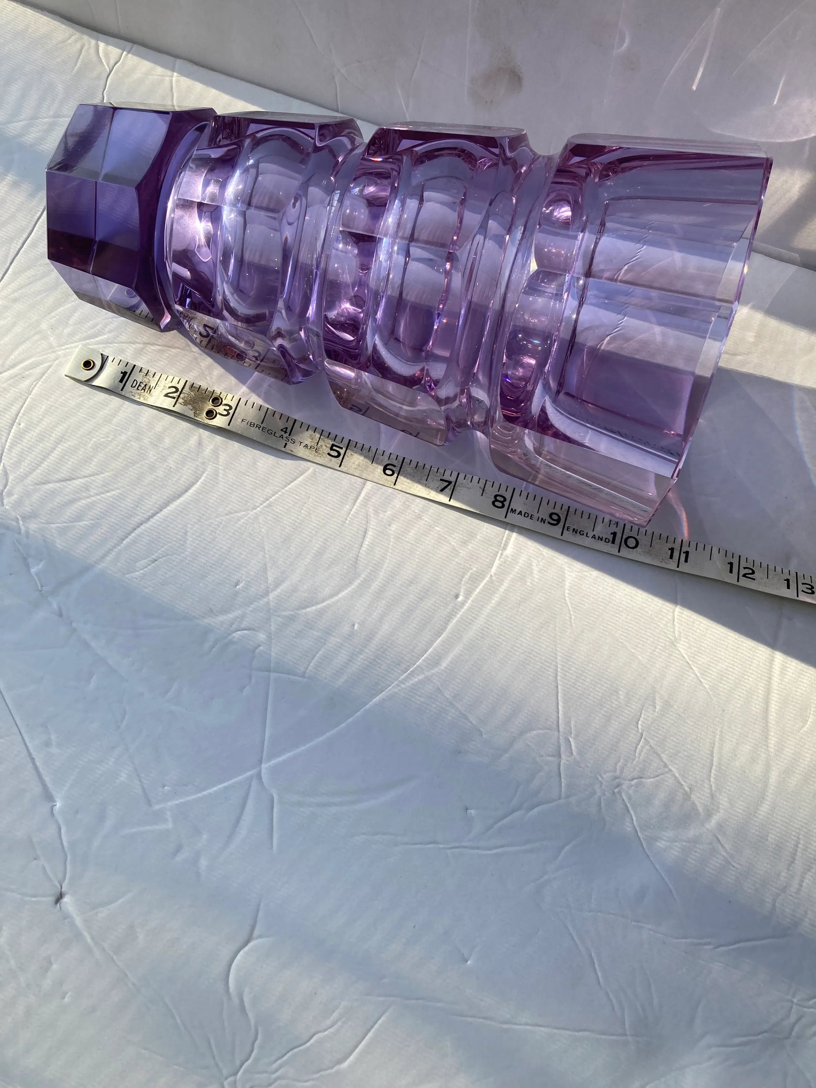 1990s Alexandrite Moser Large Glass Vase - 7
