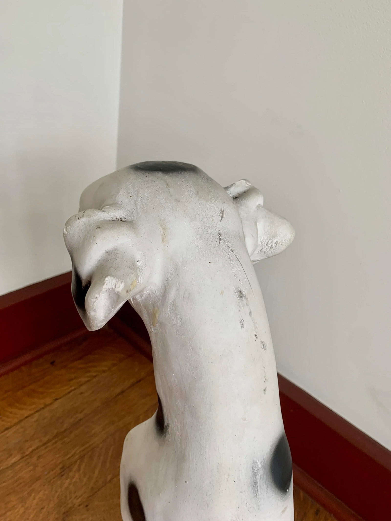 Vintage Chalkware Life Size Dalmatian Statue - 10
