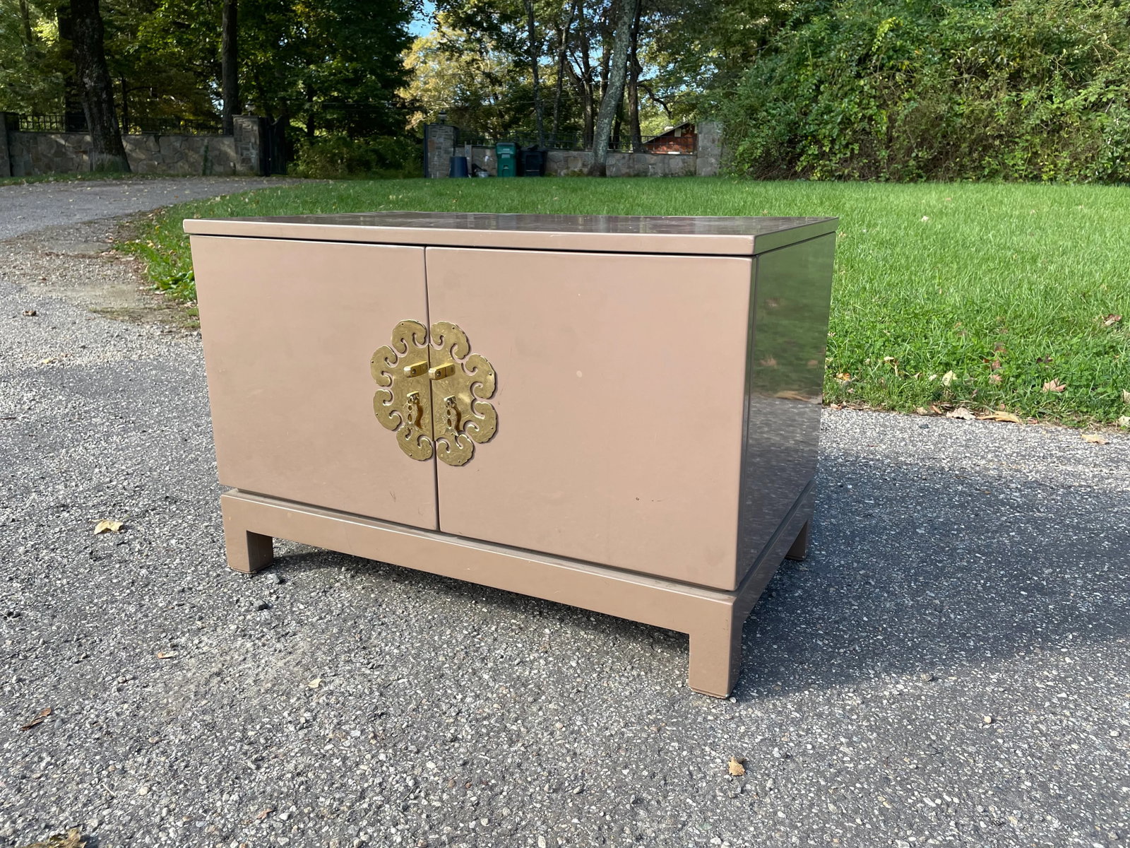 James Mont Asian Chinoiserie Lacquered Cabinet - 7