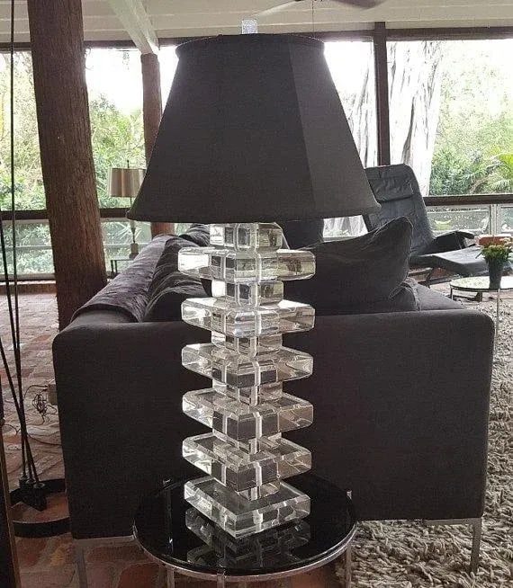 Substantial Lucite Table Lamp - 2
