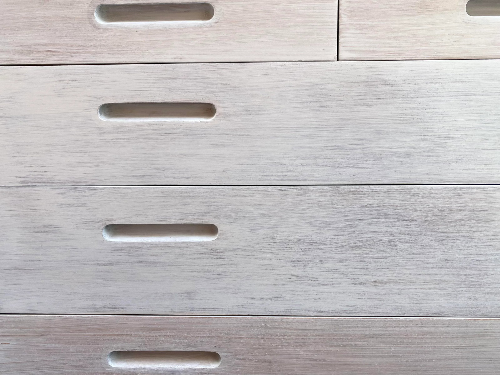Rustic Modern Whitewashed Dresser Attributed to Edward Wormley - 8