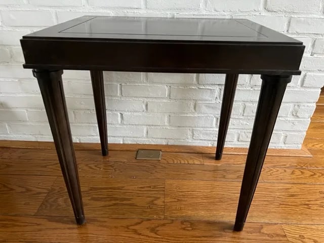 Hickory Chair Espresso Finish Walnut End Table - 6