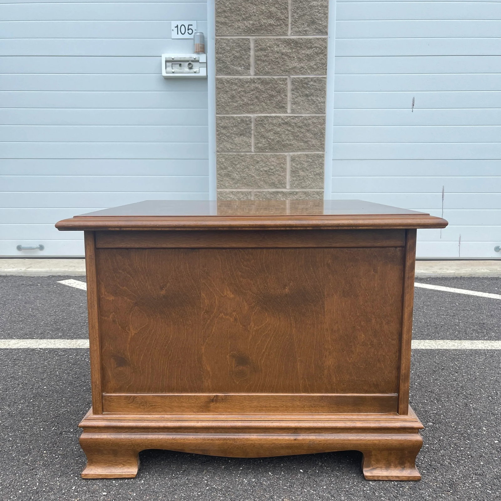 Vintage Ethan Allen Heirloom Chippendale Nutmeg Maple Square Commode Side Table - 5