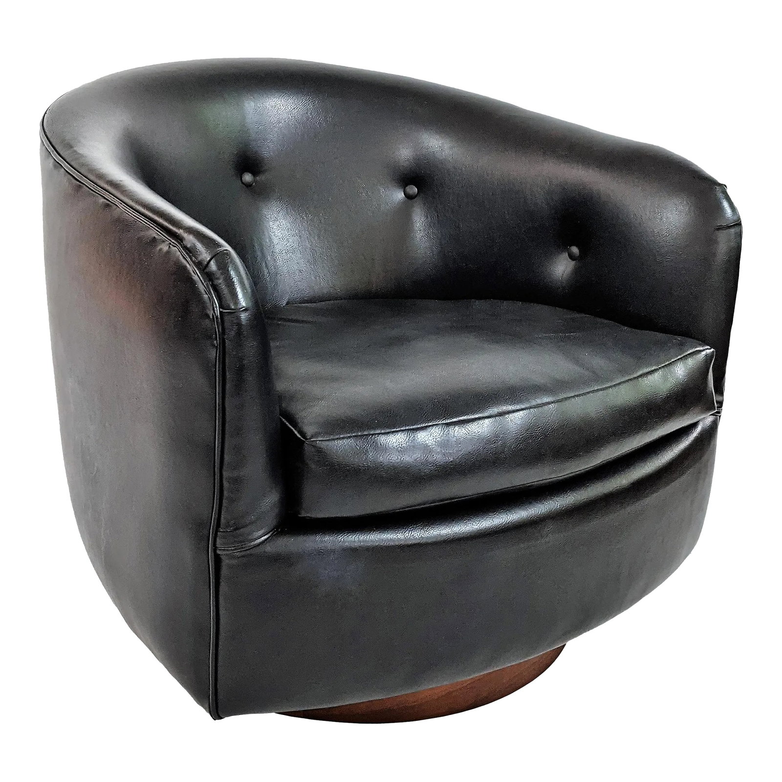 Vintage Thayer Coggins Swivel Tilt Tub Chair (1 of 11)
