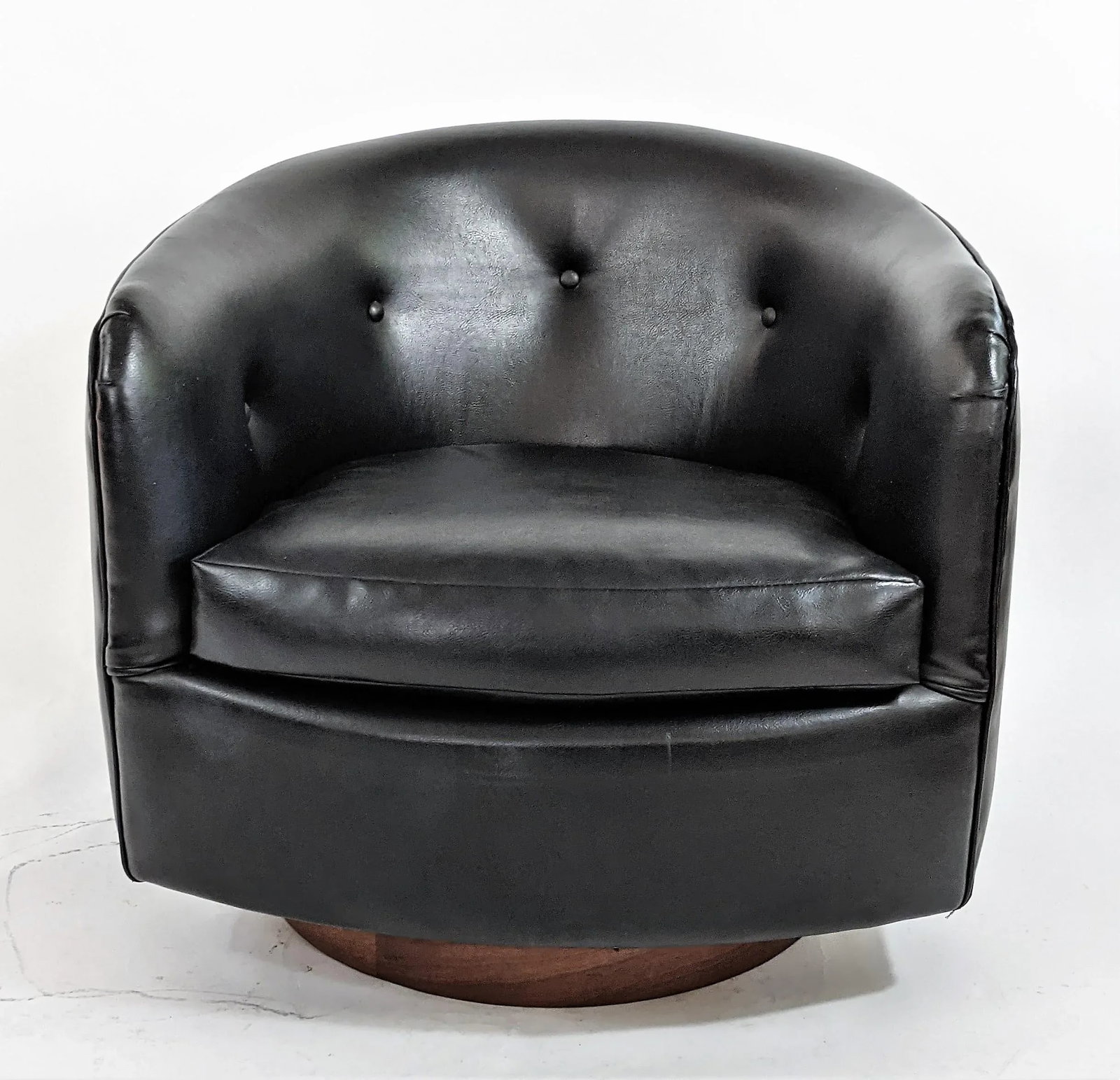 Vintage Thayer Coggins Swivel Tilt Tub Chair - 2