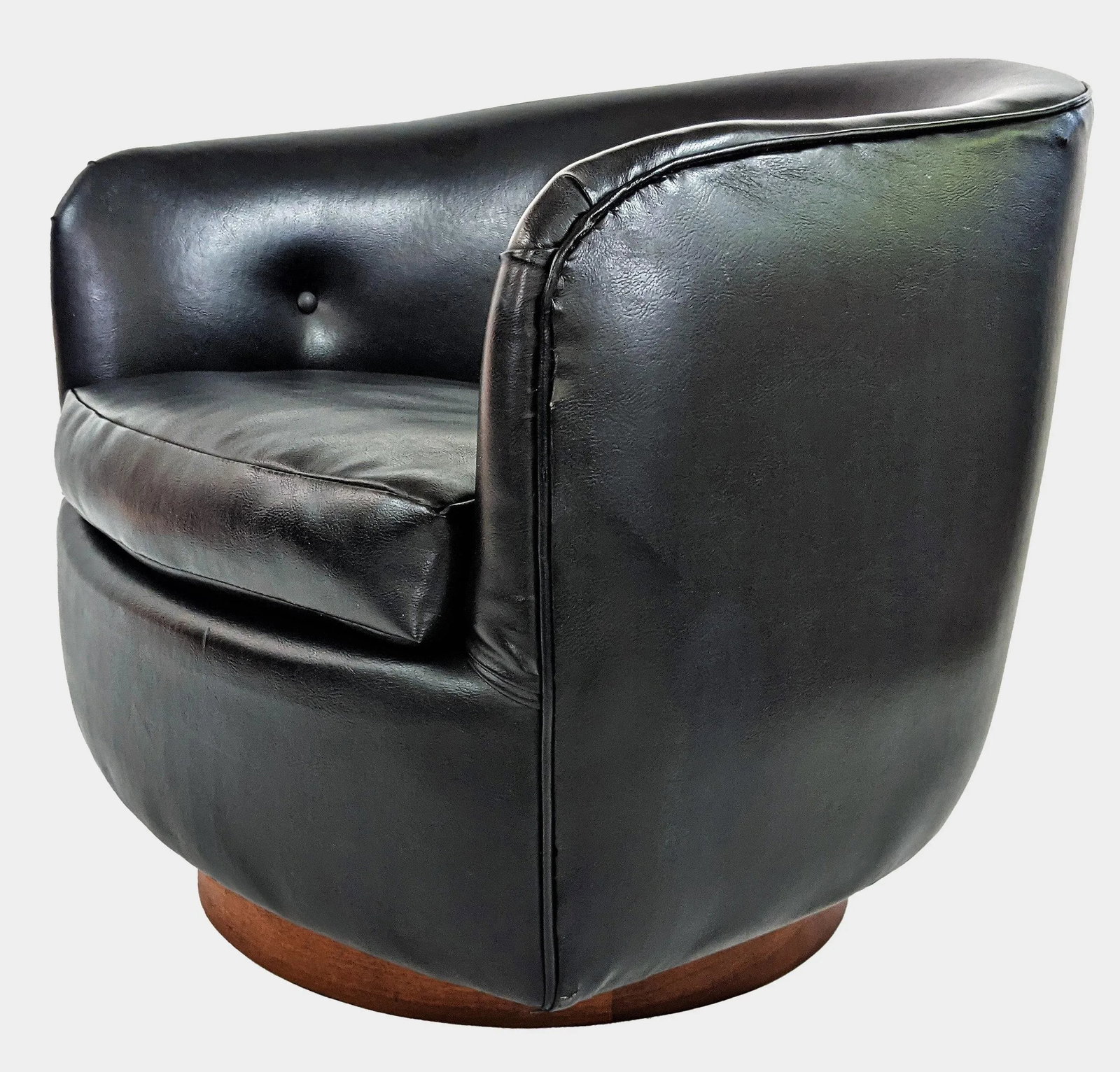 Vintage Thayer Coggins Swivel Tilt Tub Chair - 3