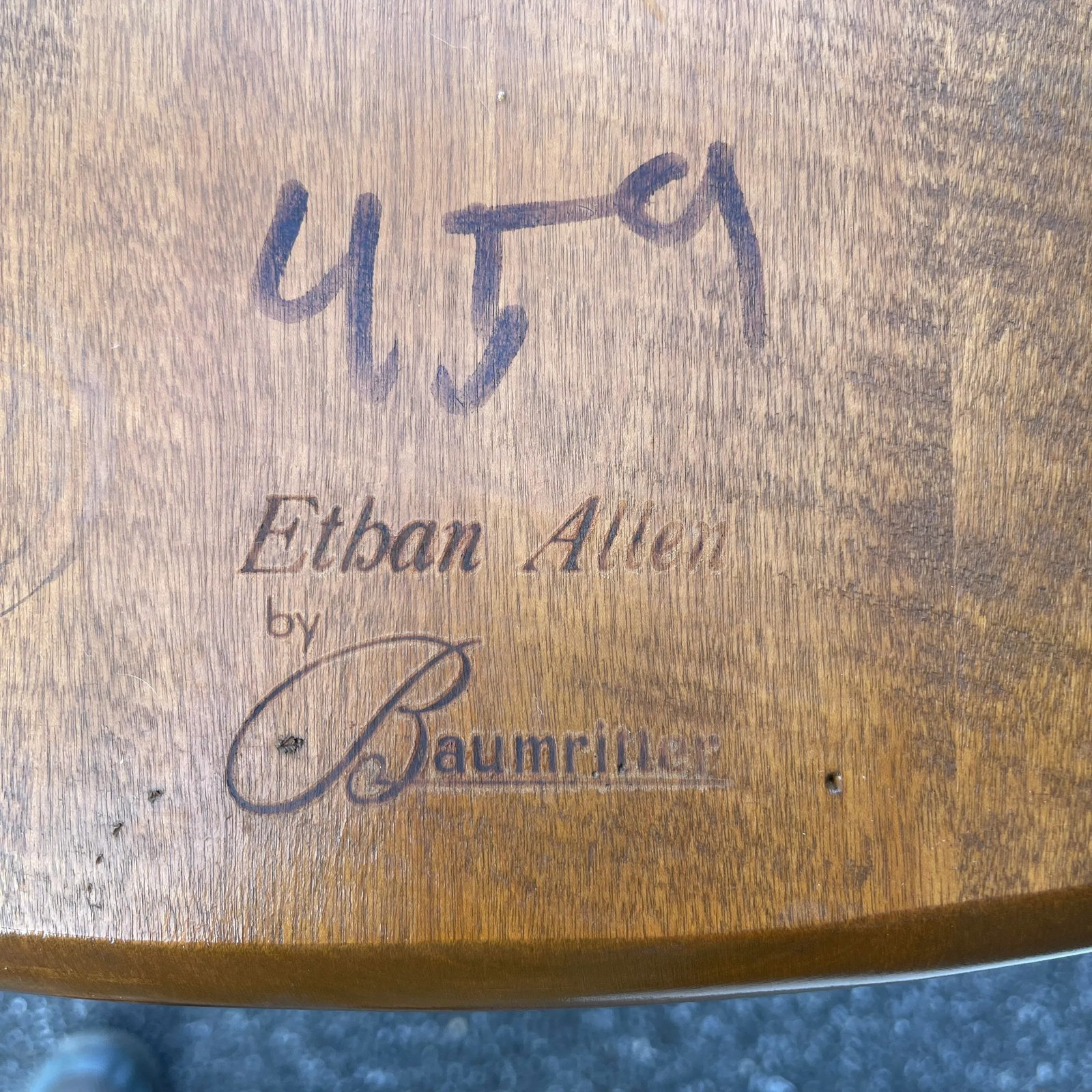 Vintage Ethan Allen Baumritter Heirloom Maple Comb Back Windsor Mate's Dining Chairs - a Pair - 12