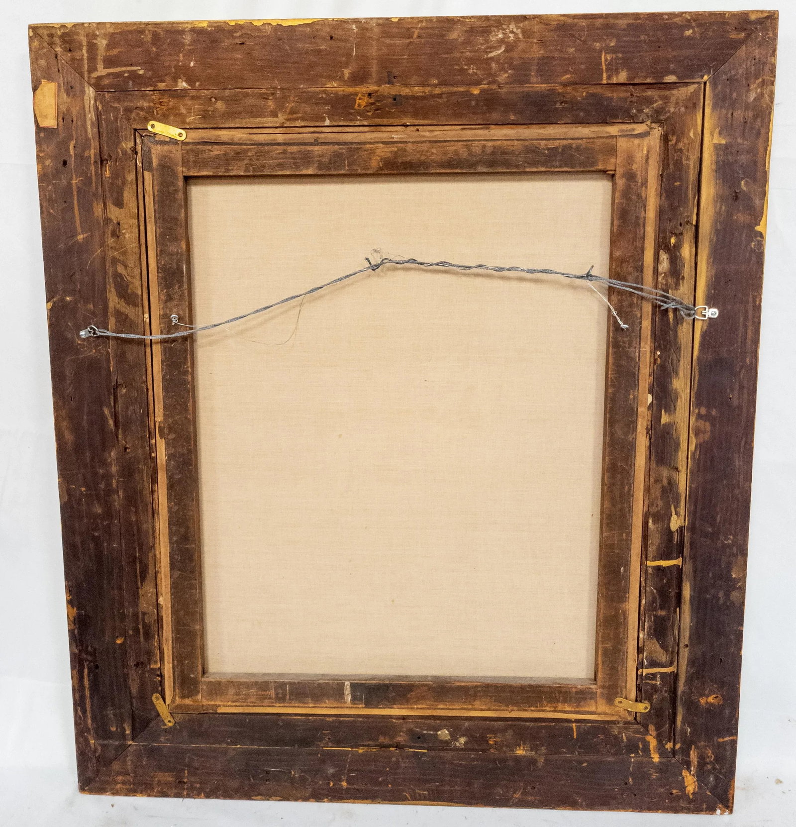 19th Century American School Portrait Painting of a Boy in Gold Frame - 9