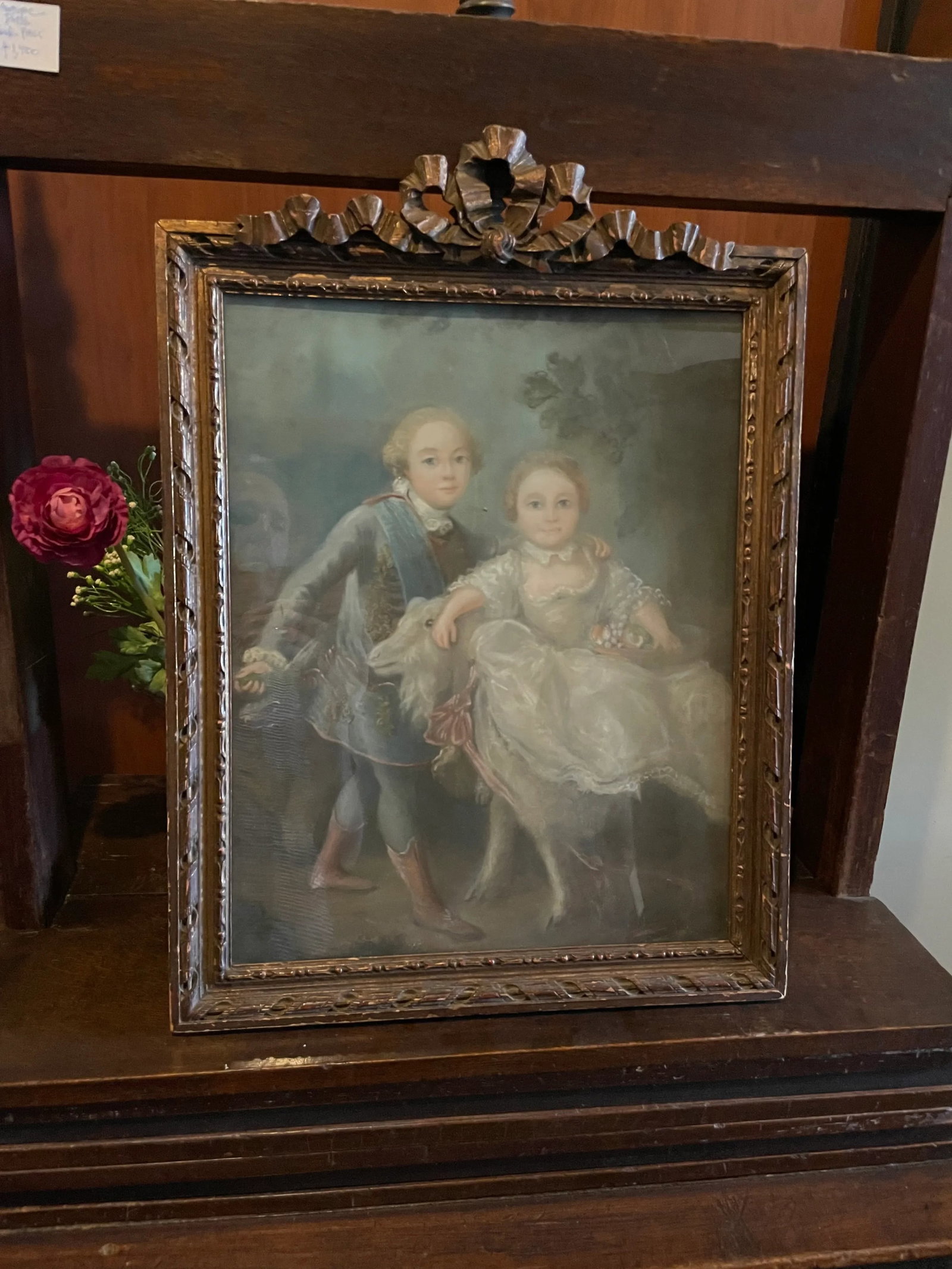 18th Century Framed Duke of Bouillon Gouache Portraits by Francois Hubert Drouais - 2