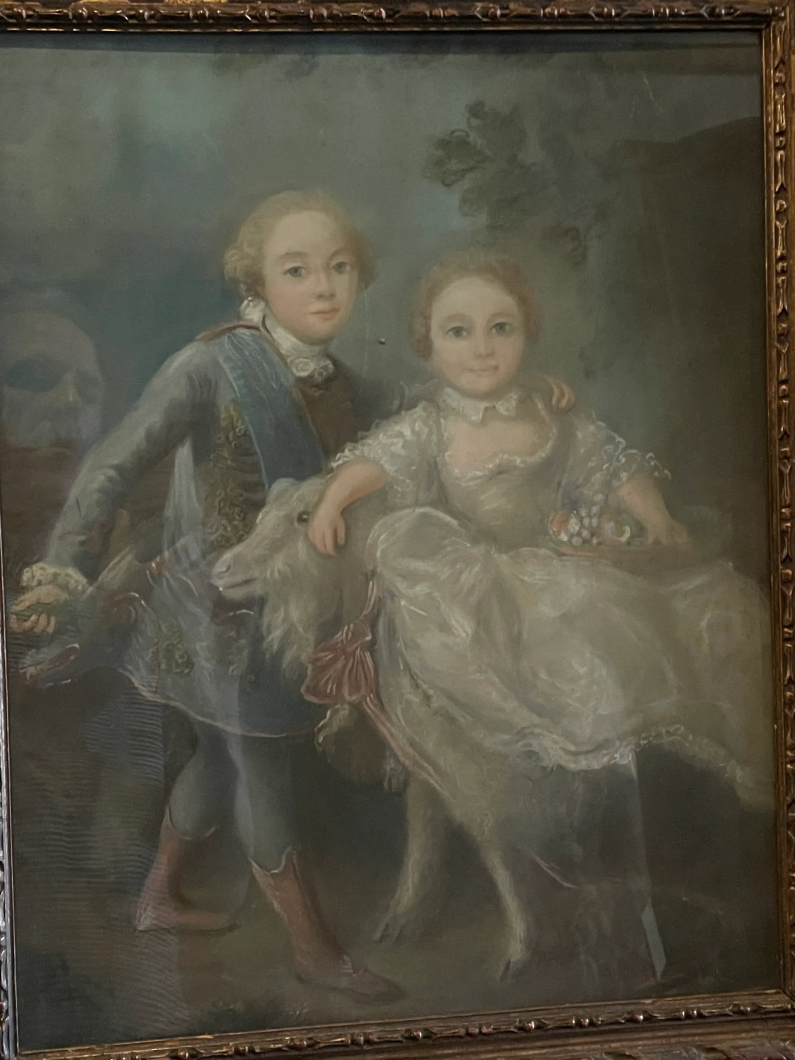 18th Century Framed Duke of Bouillon Gouache Portraits by Francois Hubert Drouais - 7