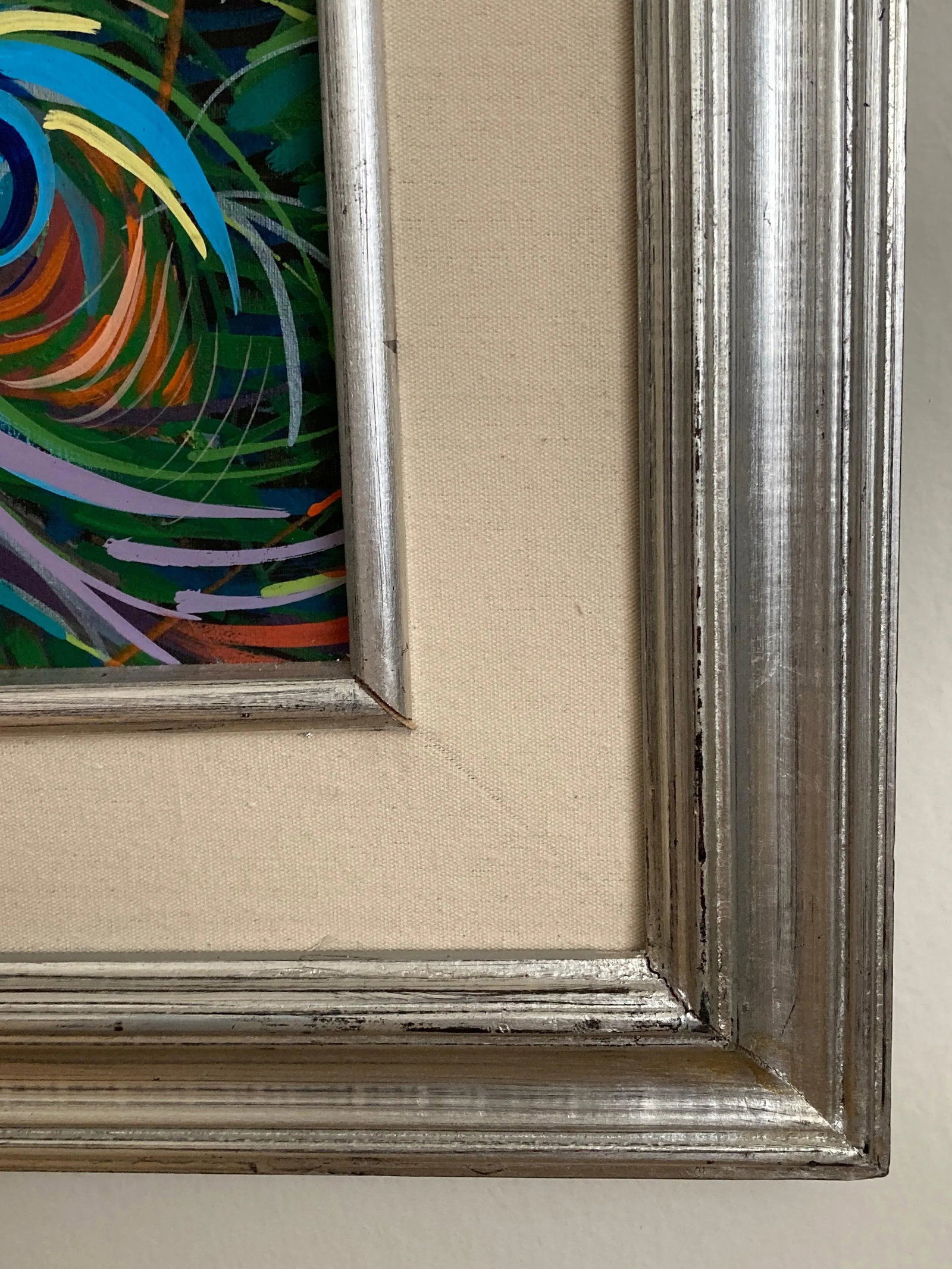 Peacock Framed Acrylic Painting by Egyptian Artist M.Khedr - 11
