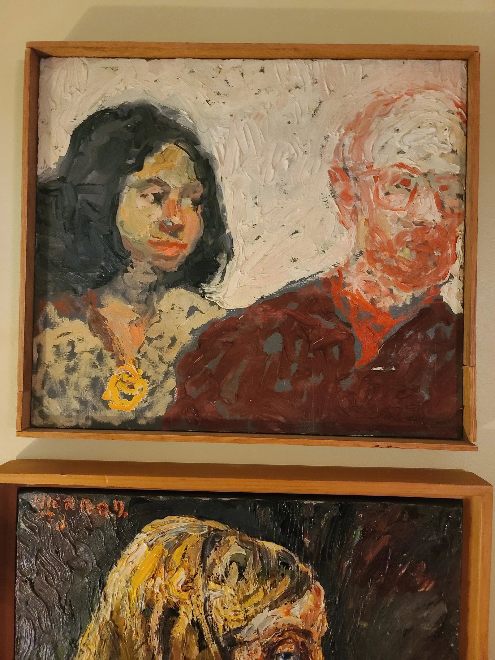 1970s Portrait Paintings by Philip Sherrod, Framed - Set of 4 - 8