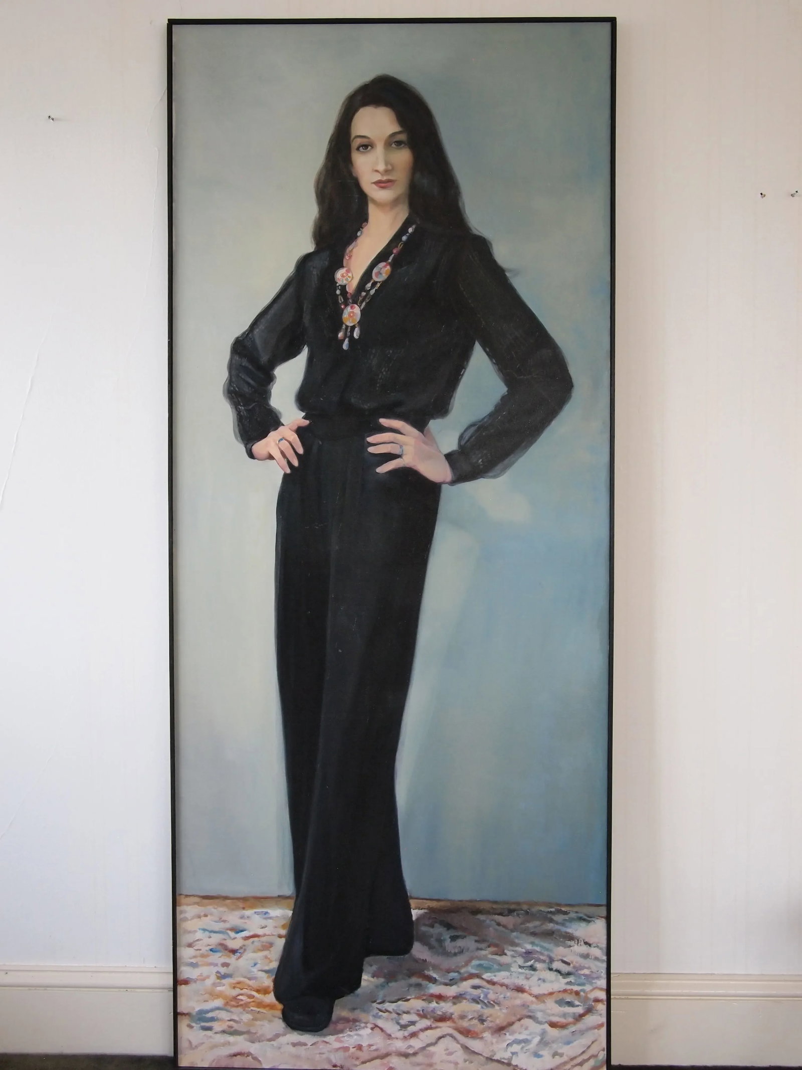 Original Oil on Canvas Portrait Painting by Ben Marcune - 11