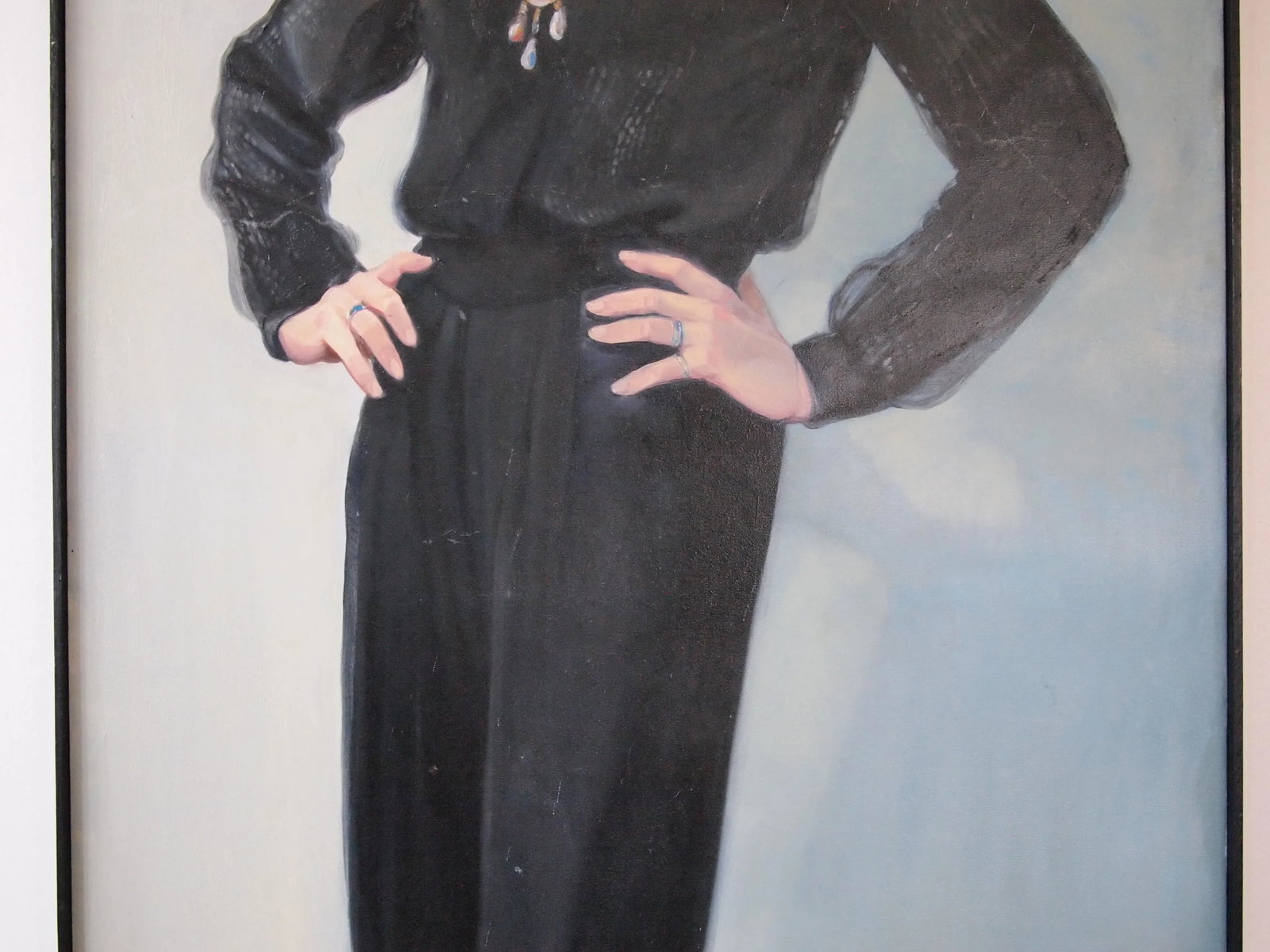 Original Oil on Canvas Portrait Painting by Ben Marcune - 3