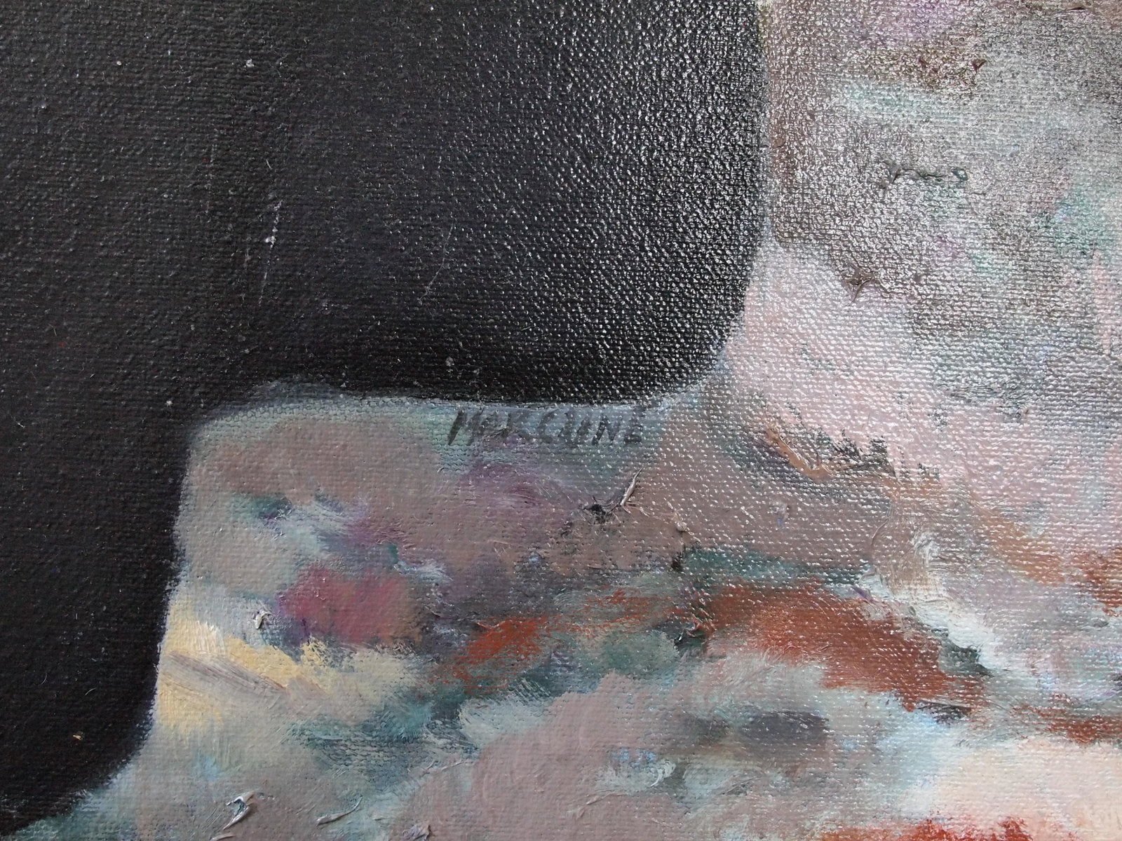 Original Oil on Canvas Portrait Painting by Ben Marcune - 5