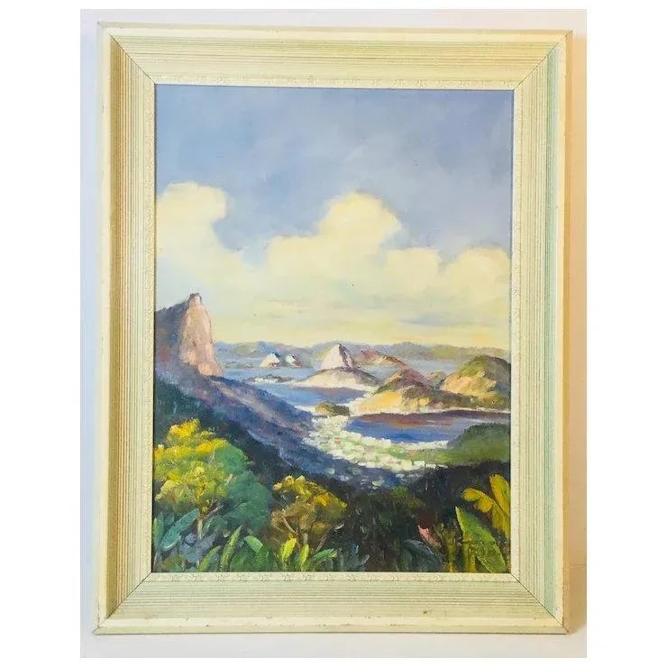 Beautiful Small Oil On Canvas, Signed "Rio" - 2