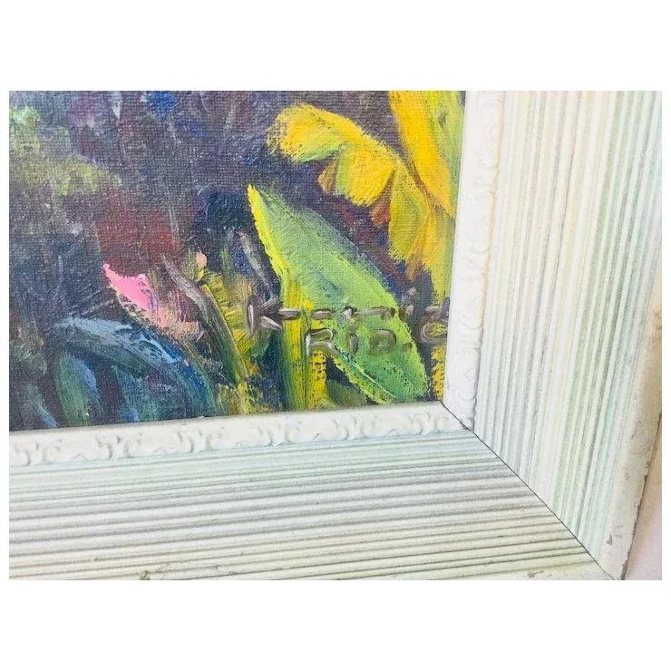 Beautiful Small Oil On Canvas, Signed "Rio" - 3