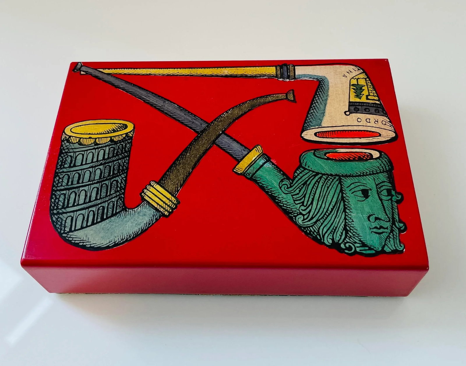 Piero Fornasetti Surrealist Box With Pipes - 10