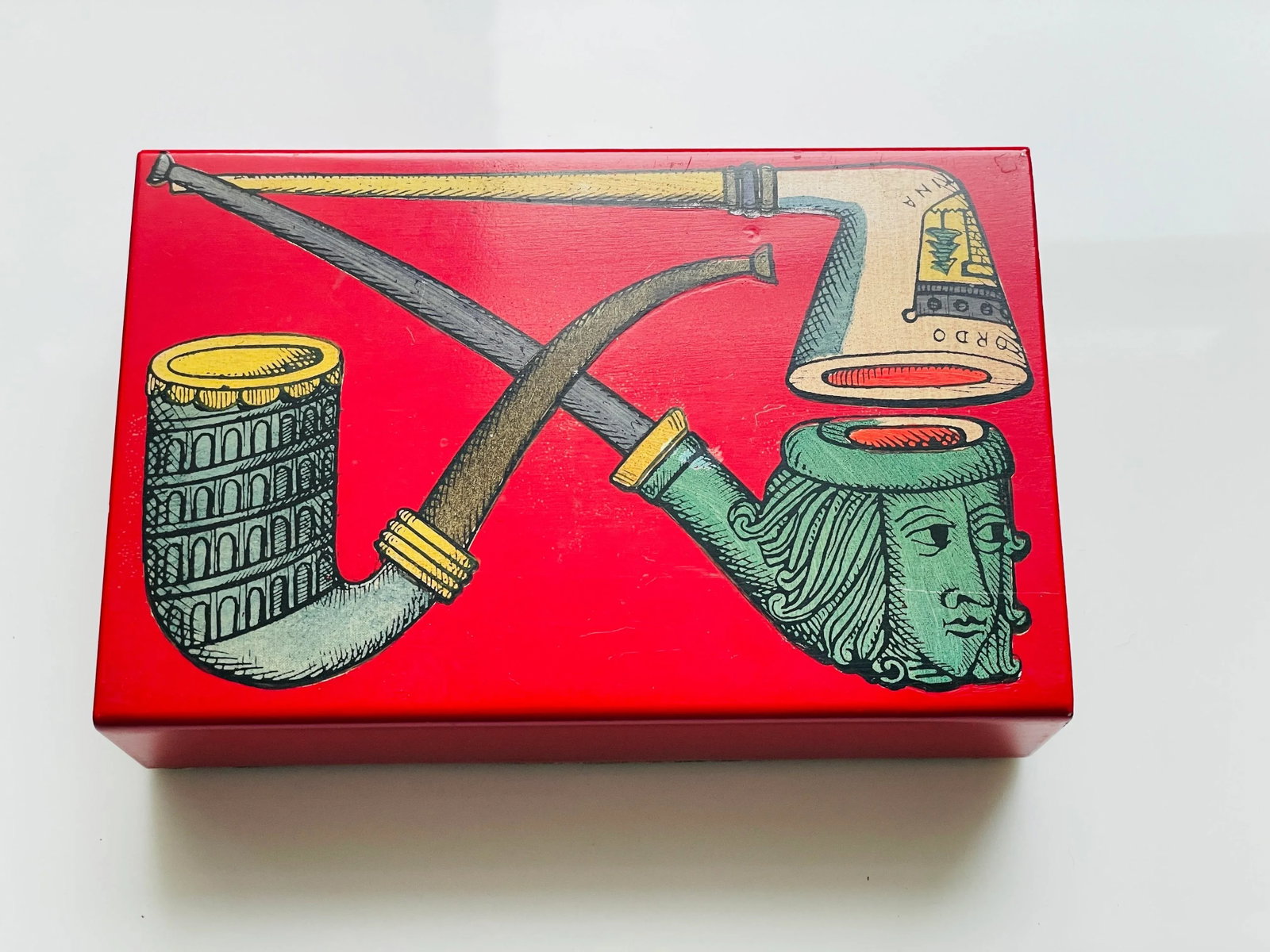 Piero Fornasetti Surrealist Box With Pipes - 11