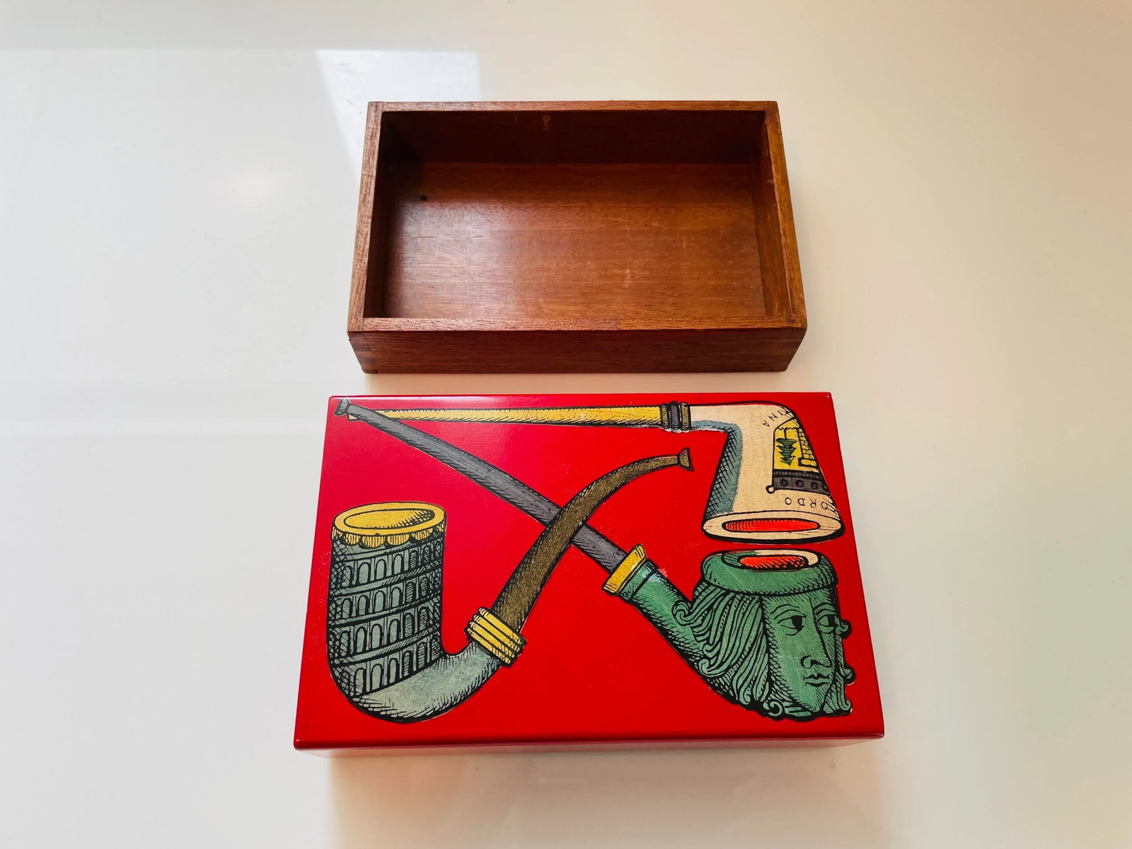 Piero Fornasetti Surrealist Box With Pipes - 5