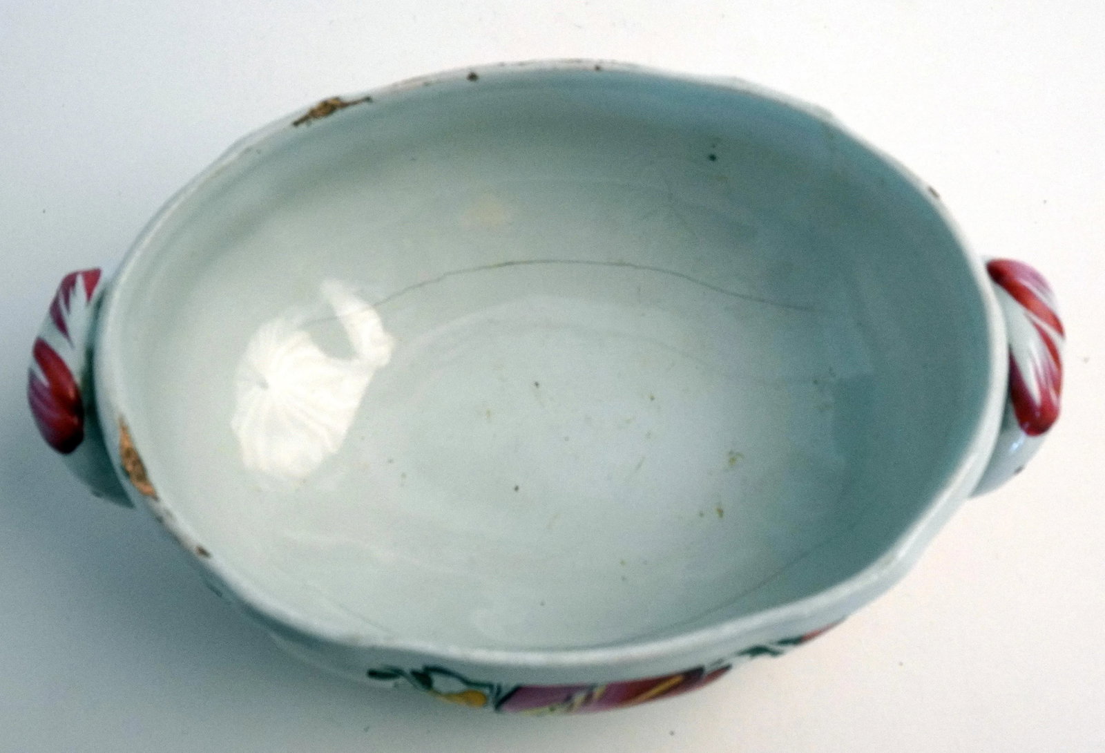 18th Century Oval Luneville Porcelain Soup Tureen, French With Lid "Maitre Simon" - 4