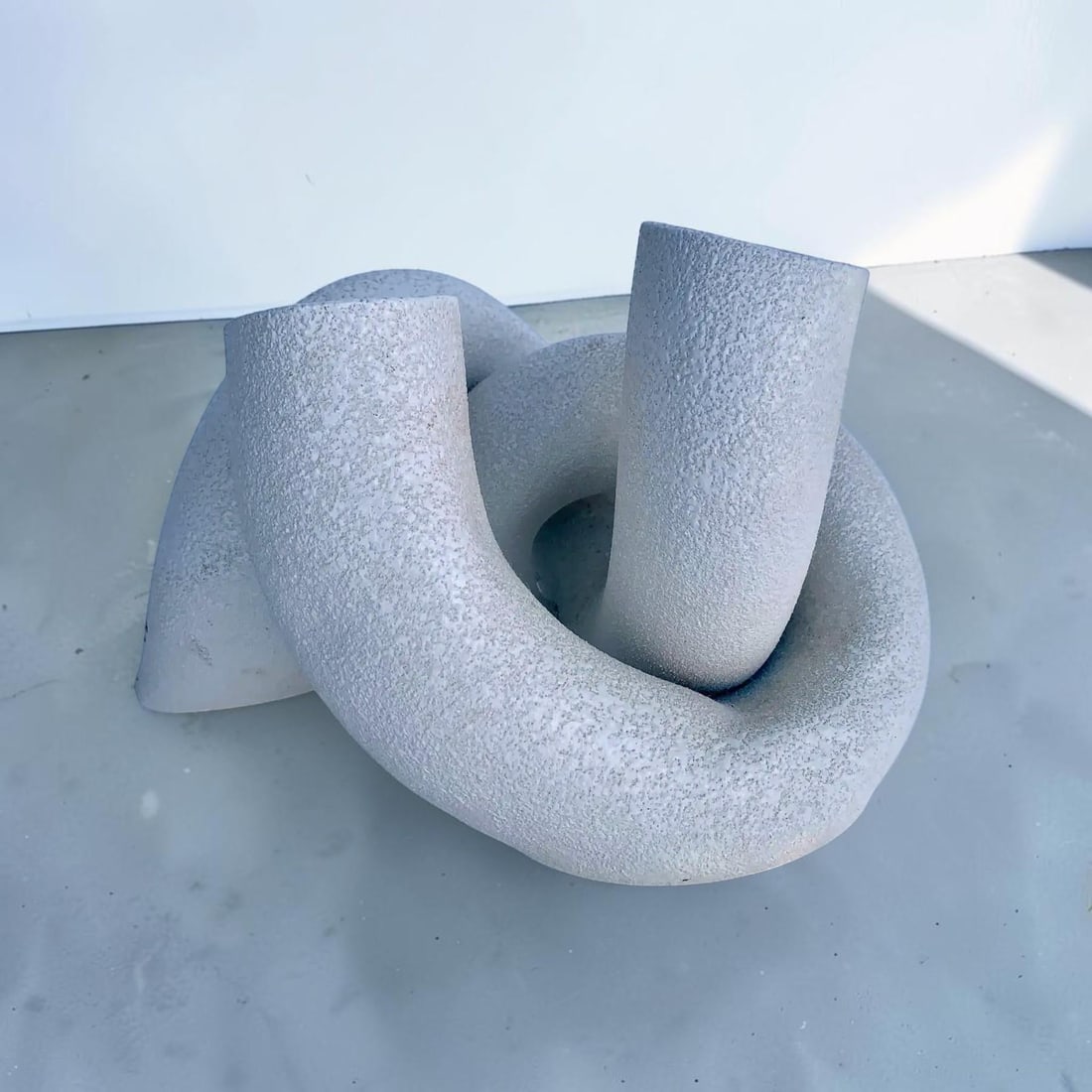 1970s Vintage Italian Abstract Ceramic Tube Sculpture - 9