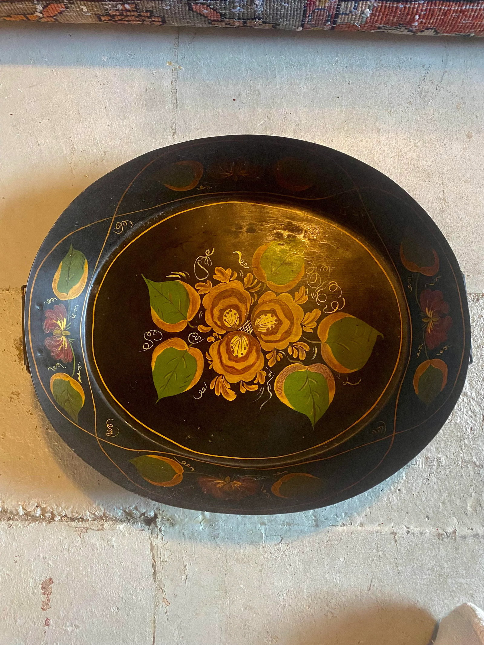 Antique Tole Tray - 13