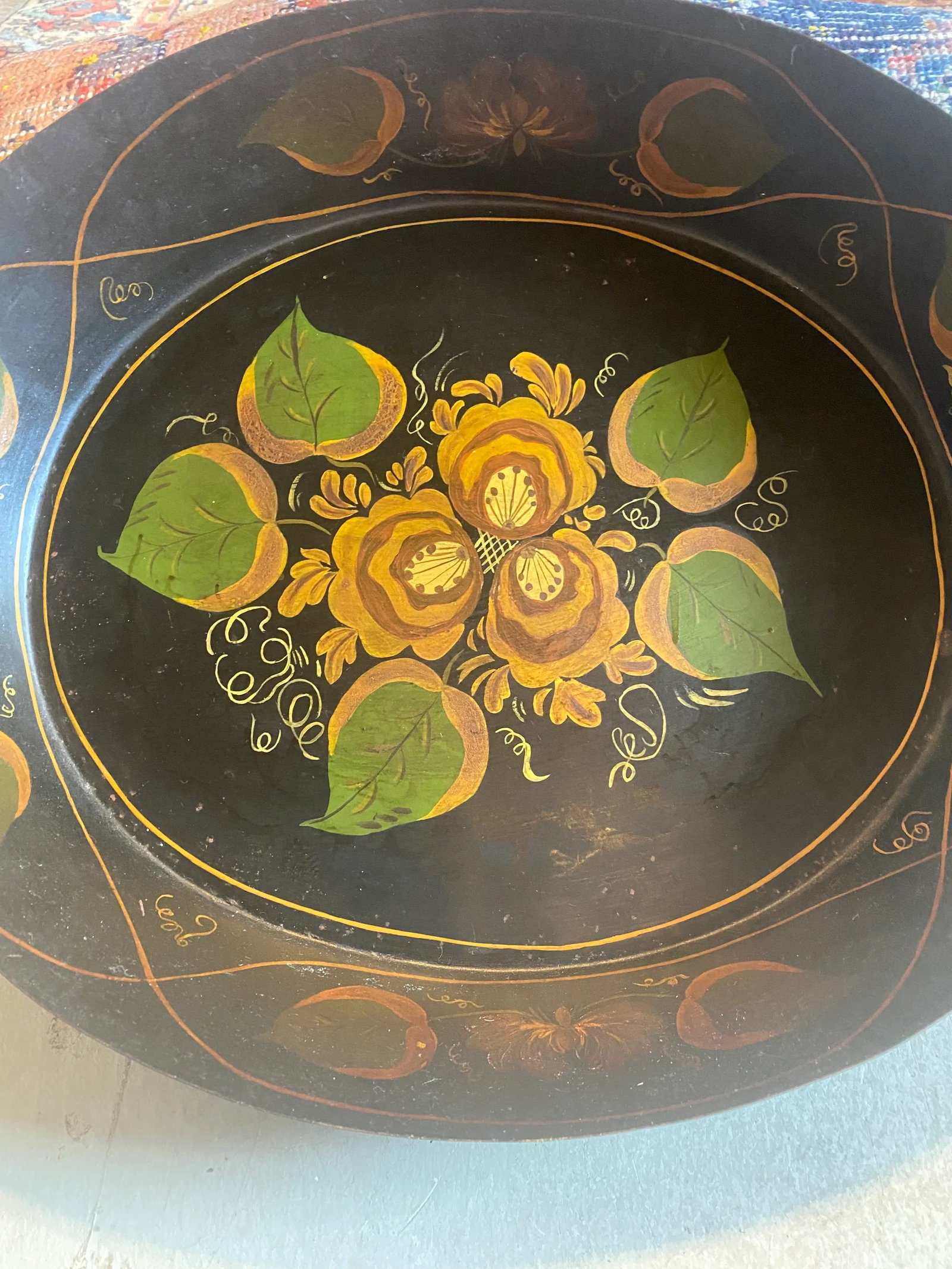 Antique Tole Tray - 2