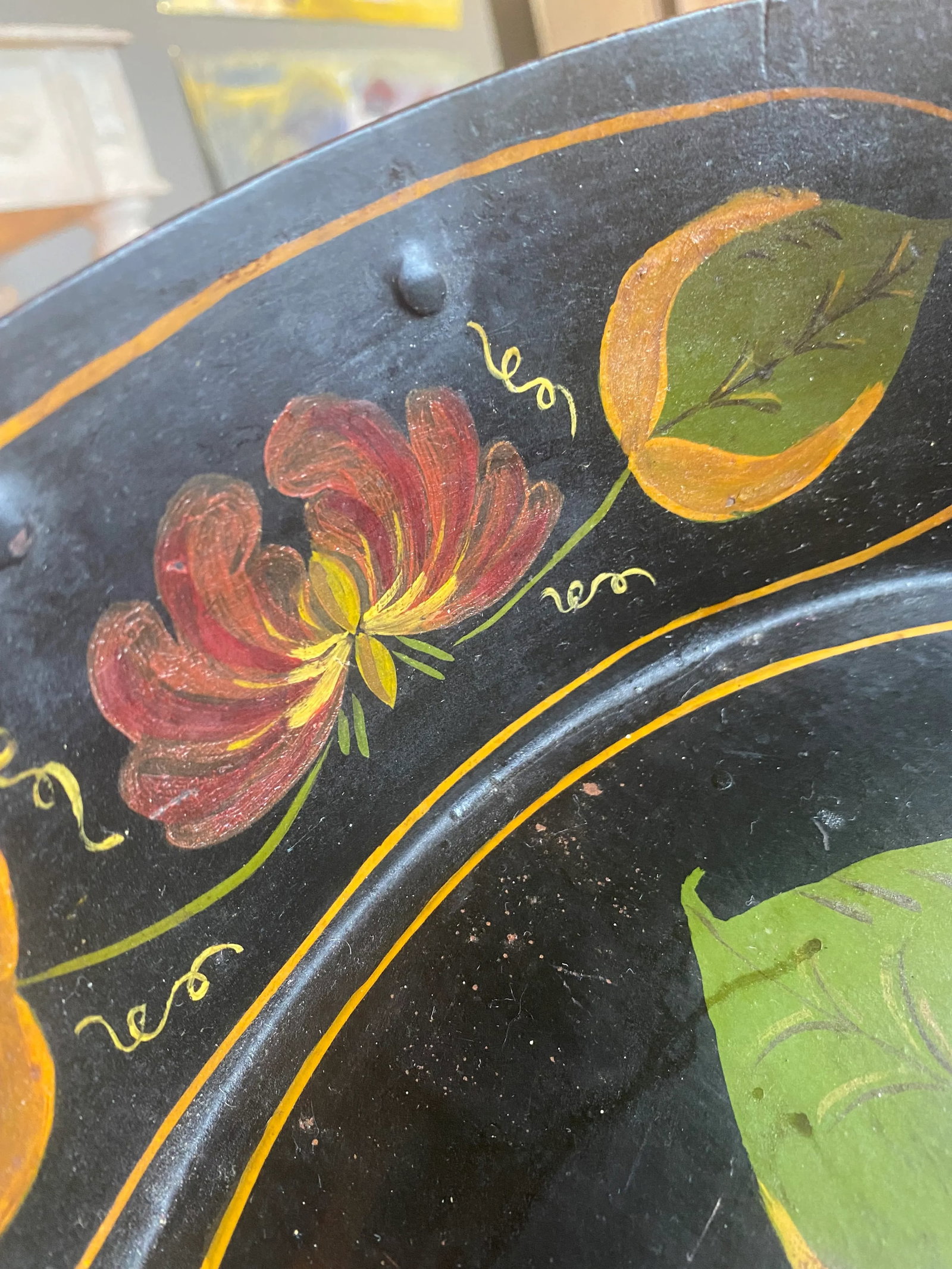 Antique Tole Tray - 5