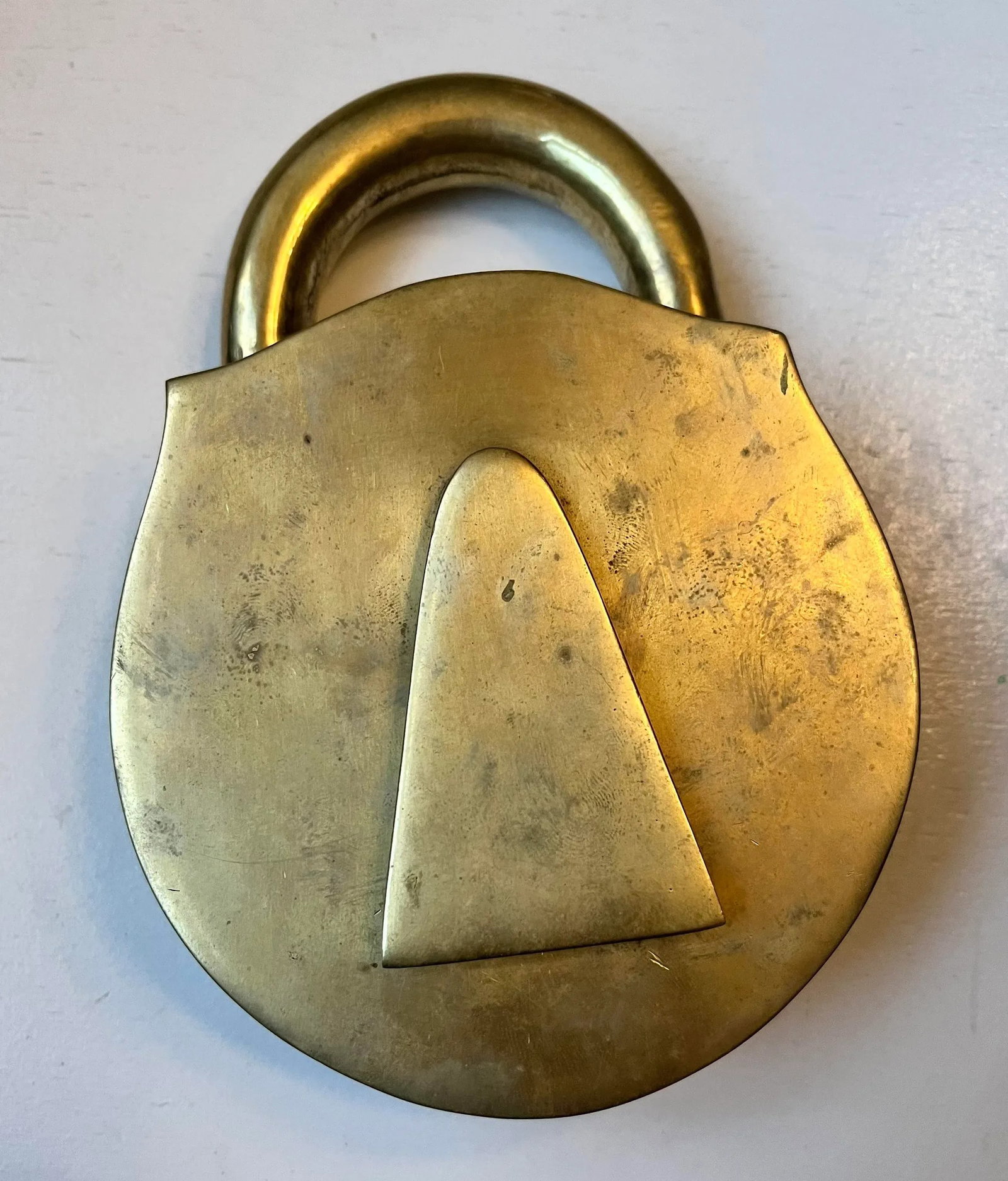 Mid 20th Century Virginia Metalcrafters Padlock Trinket Box - 2