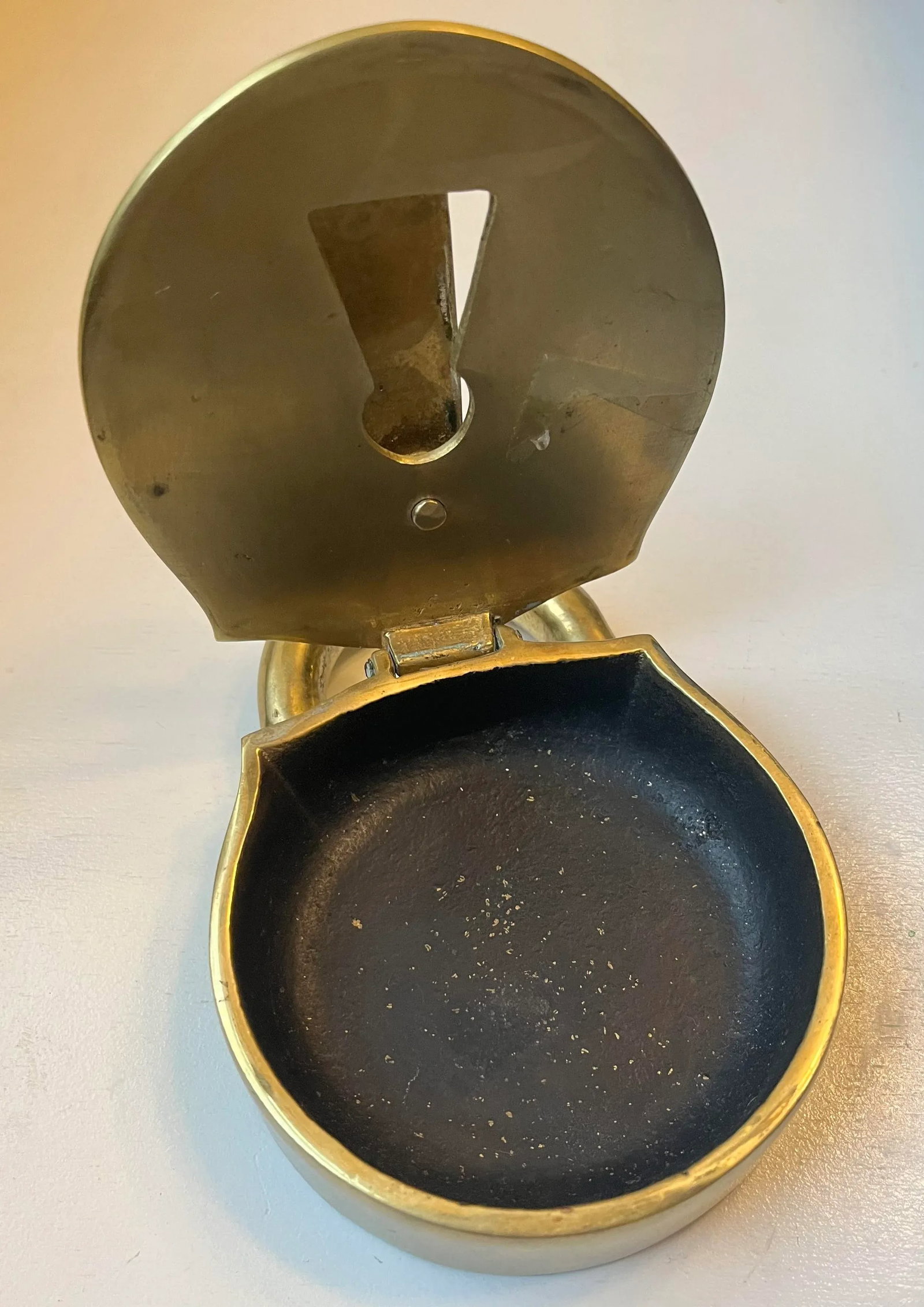 Mid 20th Century Virginia Metalcrafters Padlock Trinket Box - 5