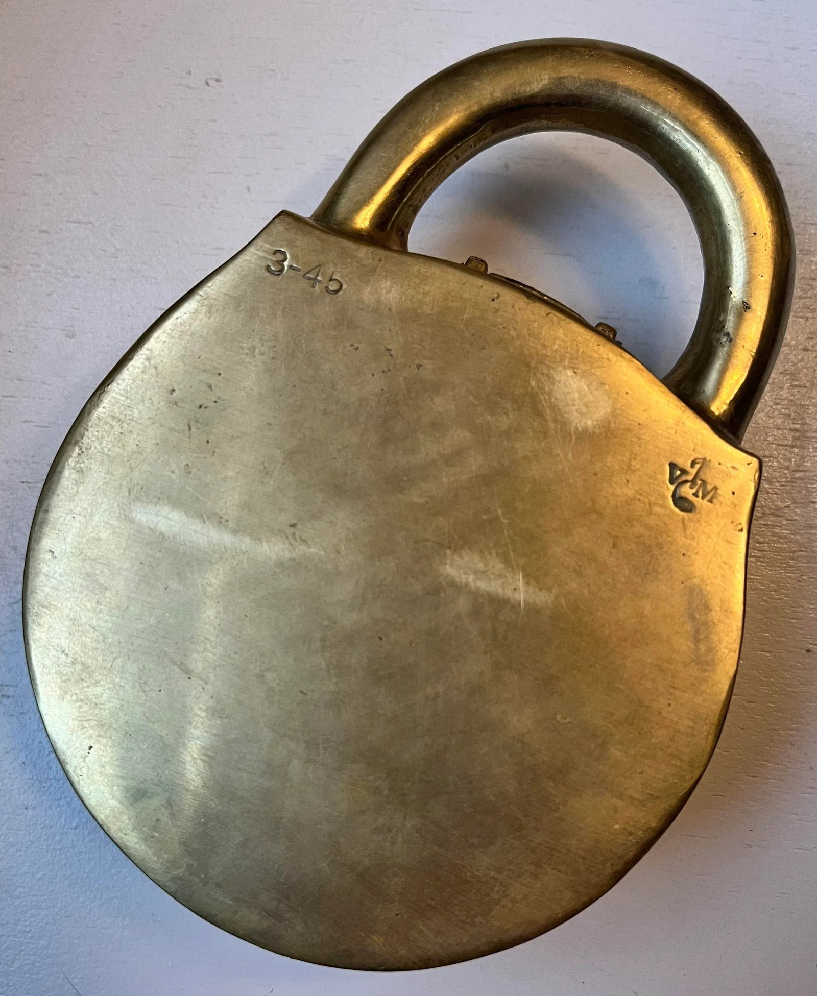 Mid 20th Century Virginia Metalcrafters Padlock Trinket Box - 7