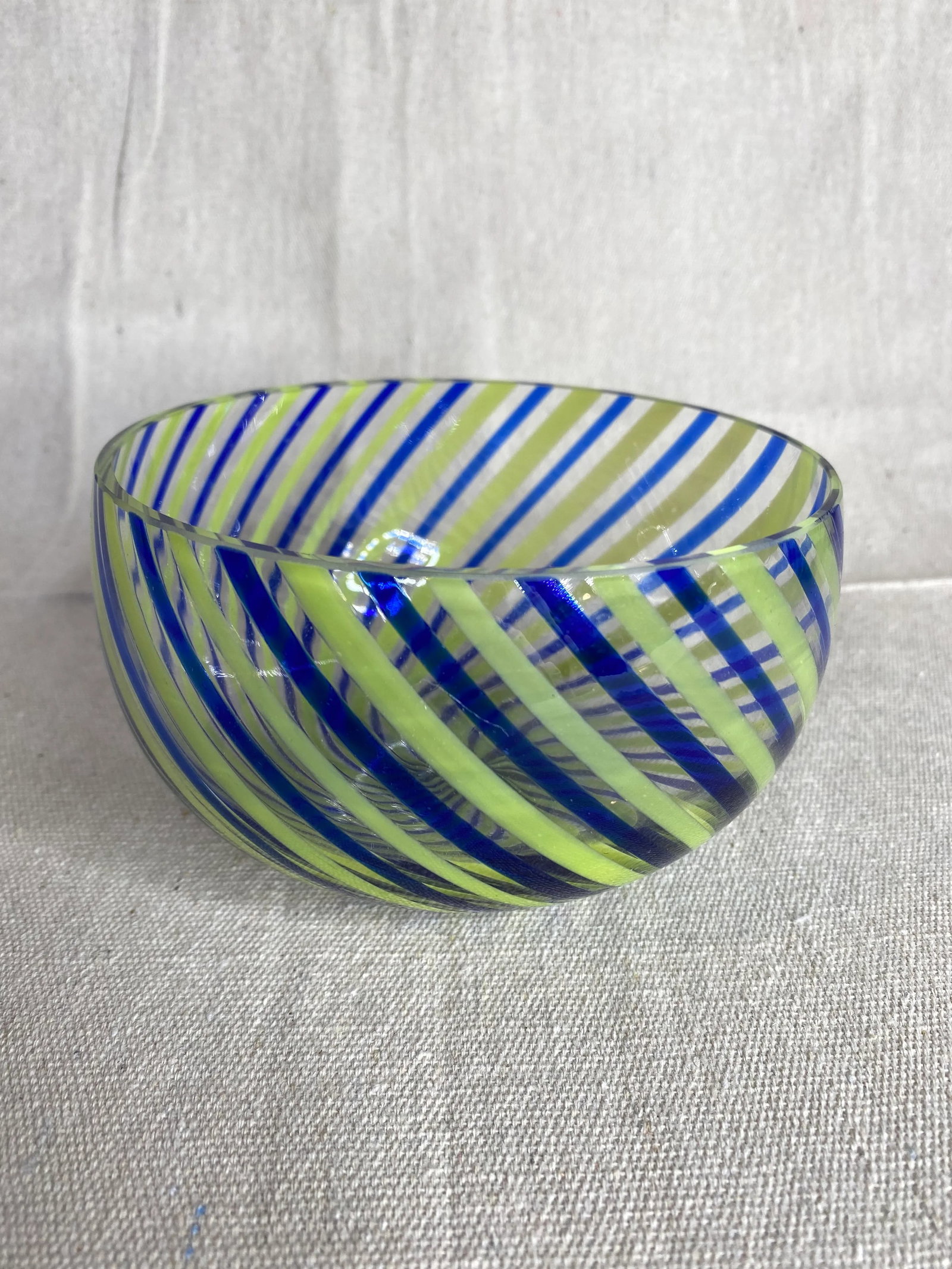 Late 20th Century Venini Style Art Glass Bowls- Set of 6 - 4