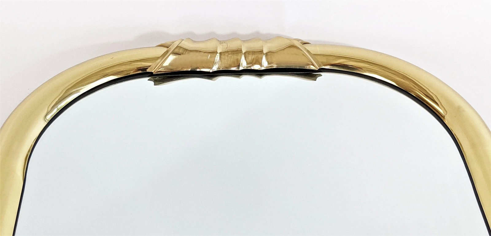 Louis Philippe Style Brass Wall Mirror - 7