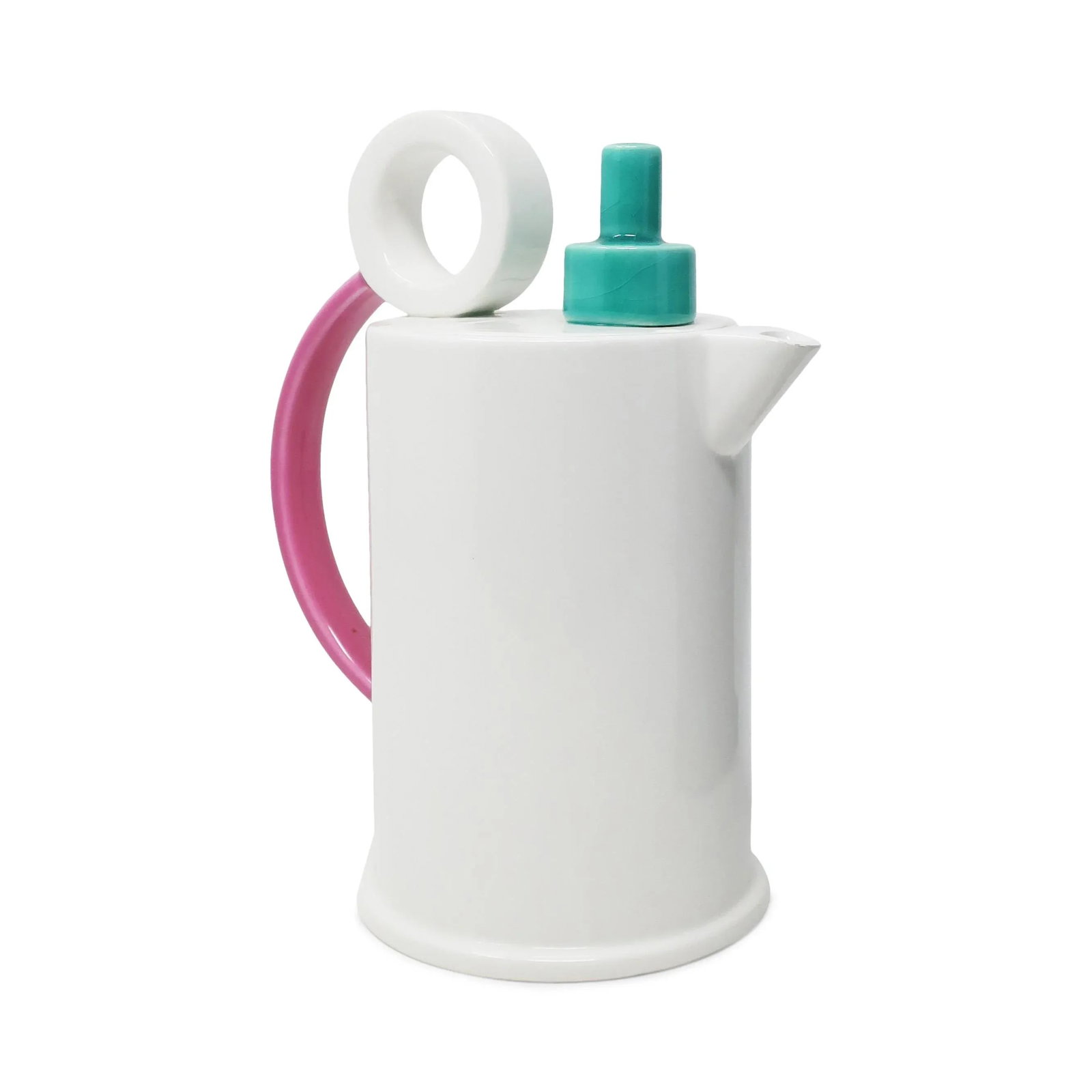 1980s Postmodern Ceramic Tea or Coffee Pot by Marco Zanini for Bitossi - 3