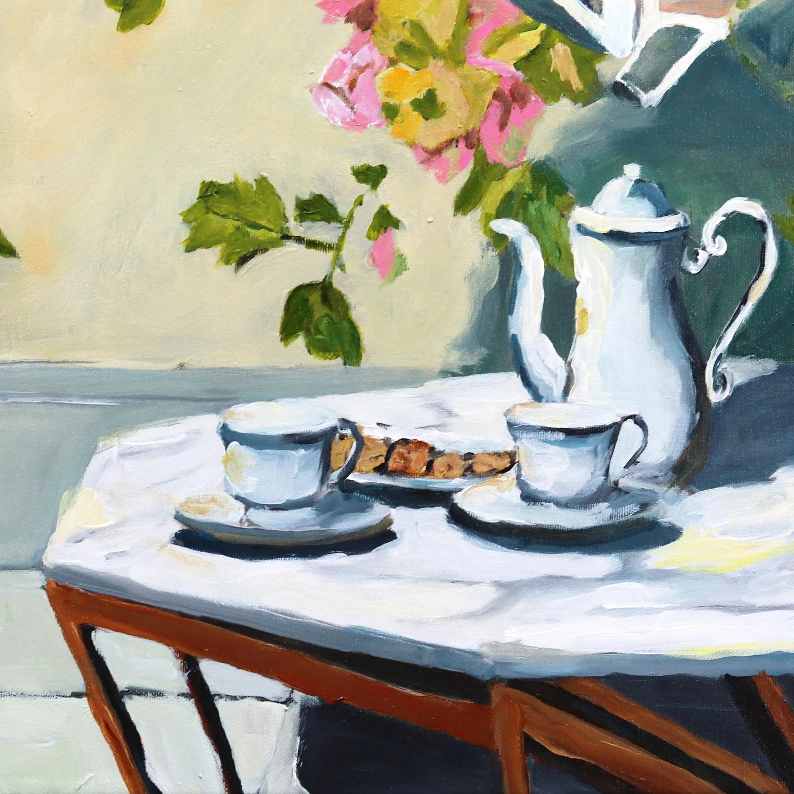 Afternoon Study Surrealist Portrait Original Artwork by Iqi Qoror - 4
