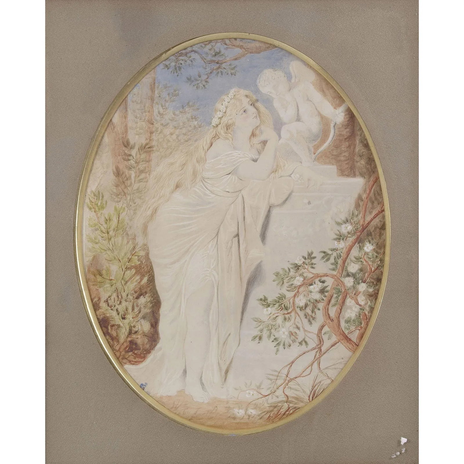 Mid 19th Century H. Campion Pair of Watercolor Paintings - 4