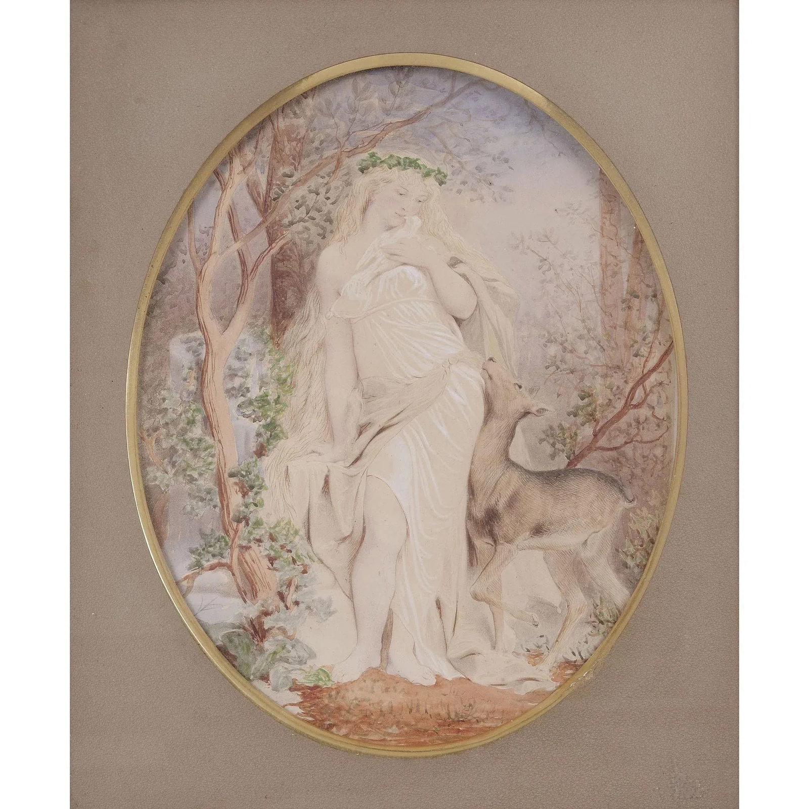 Mid 19th Century H. Campion Pair of Watercolor Paintings - 5