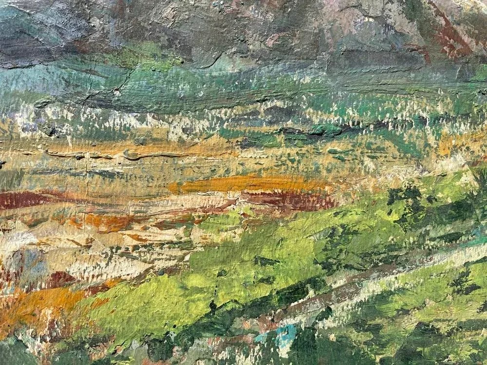Vintage Landscape Painting by Vee Alexander - 3