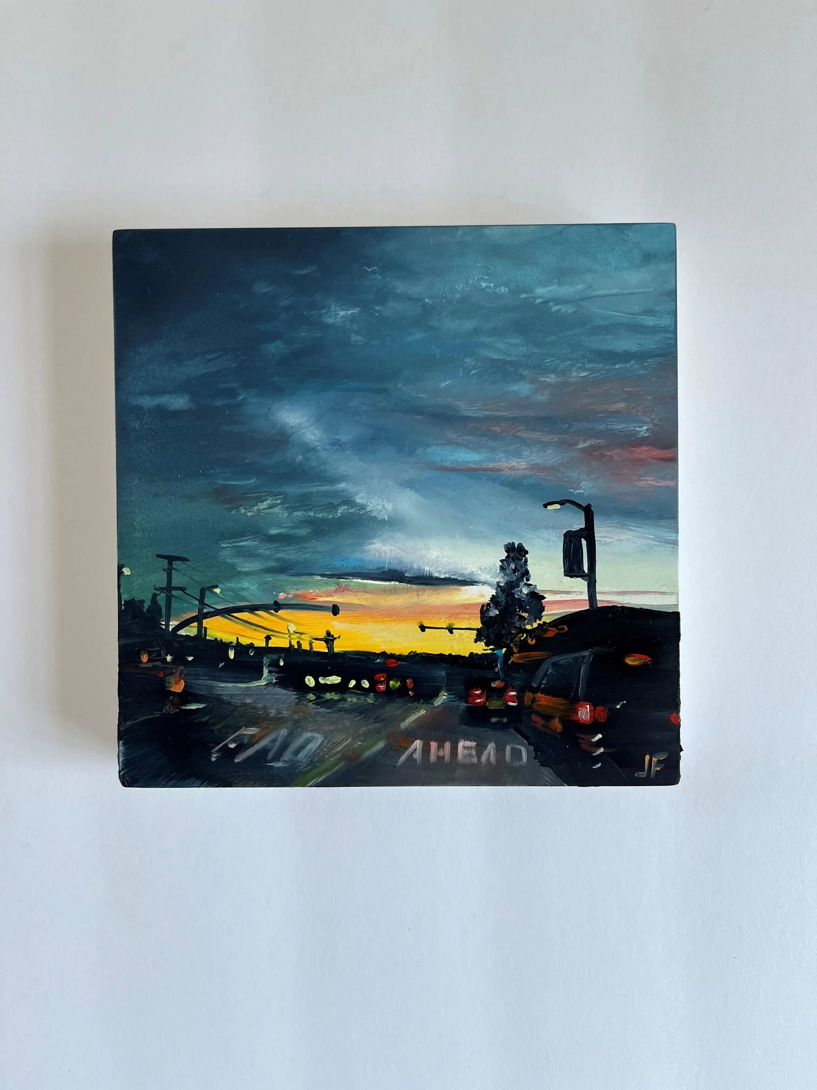I Will Be Light, Original Miniature Oil Painting by Jessica Fairley - 2