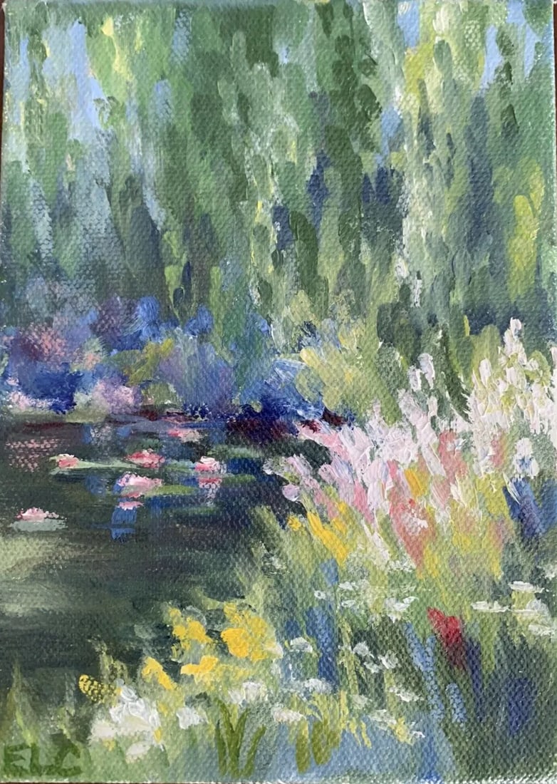 Contemporary Post-Impressionist Nature Scene Oil Painting - 2